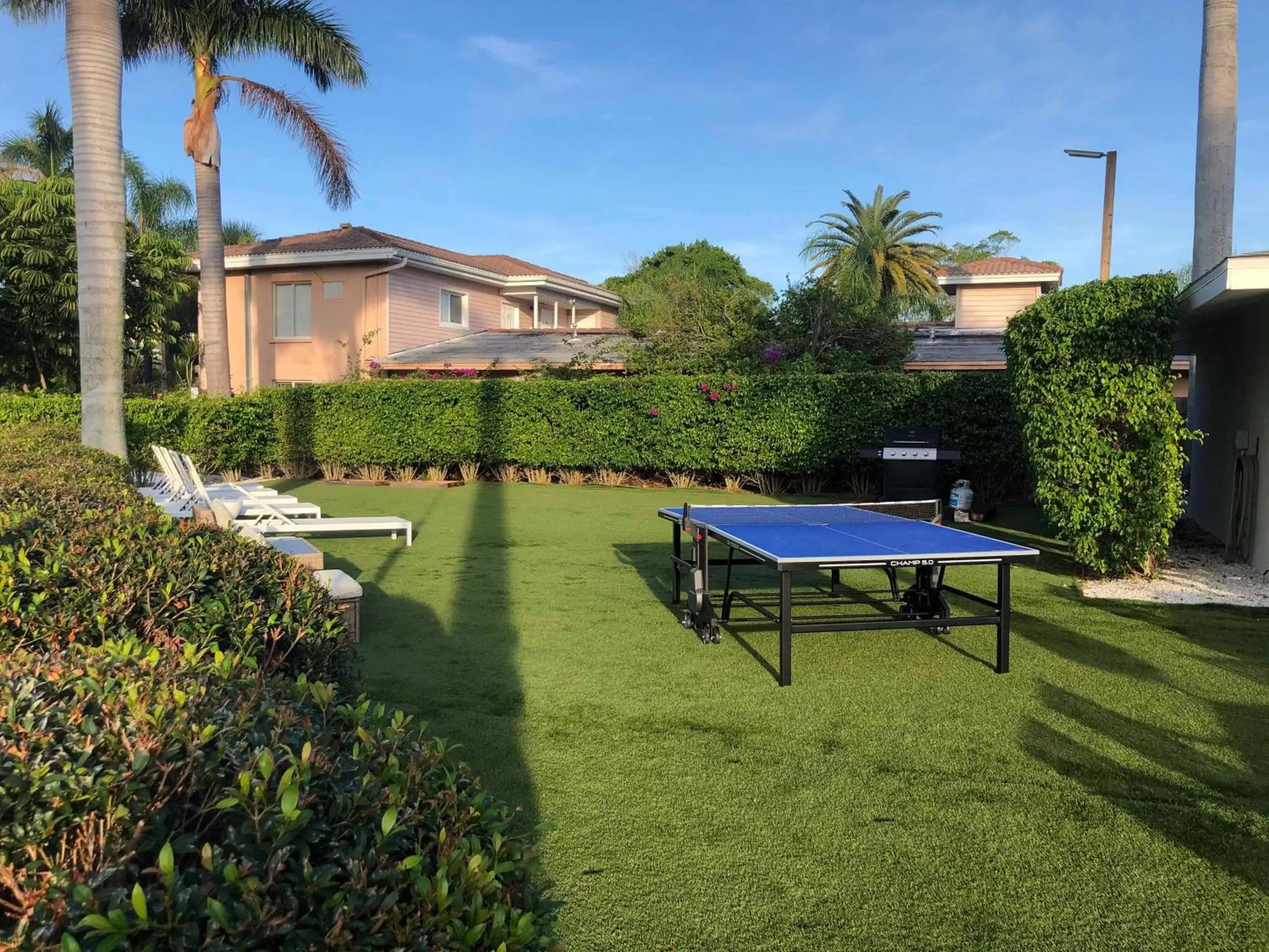 Table Tennis in Captiva Beach Resort (open private beach access)