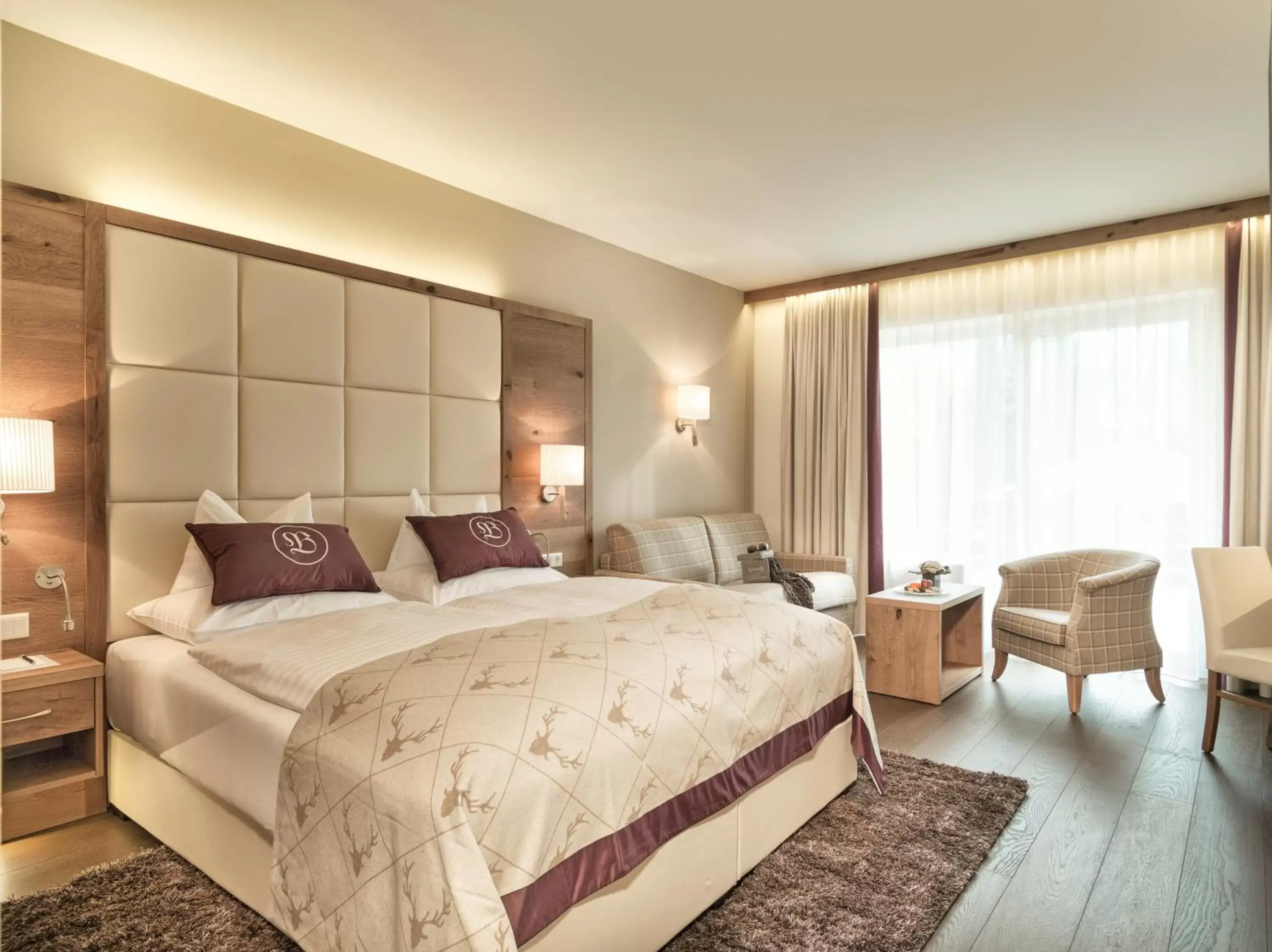 Bedroom, Bed in Hotel Bismarck
