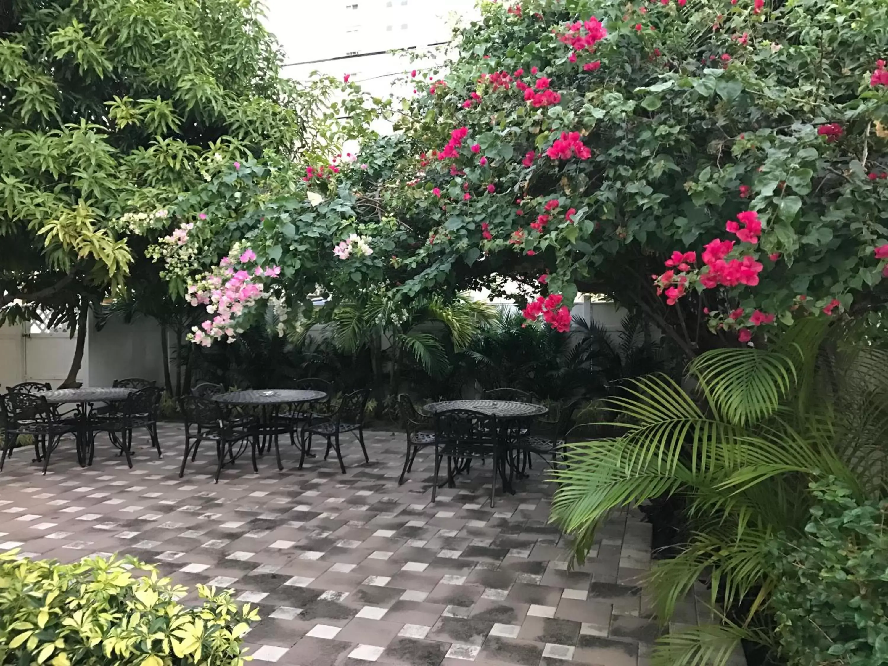 Patio in Harding Boutique Apartments