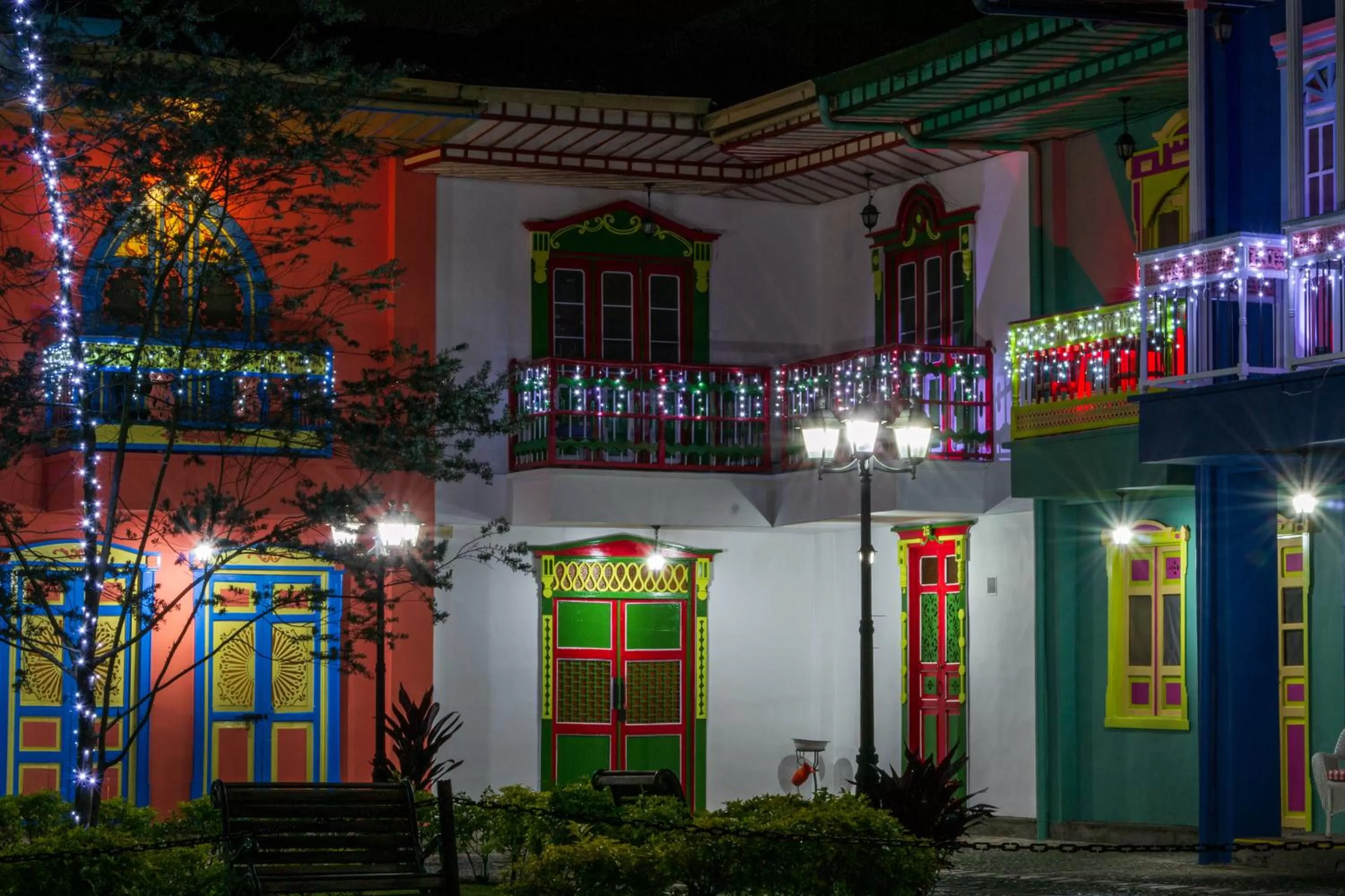 Inner courtyard view in El Edén Country hotel y Club Residencial