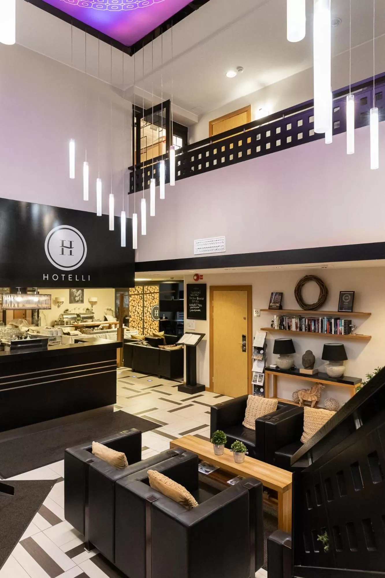 Lobby or reception in Hotel Aateli Lakeside