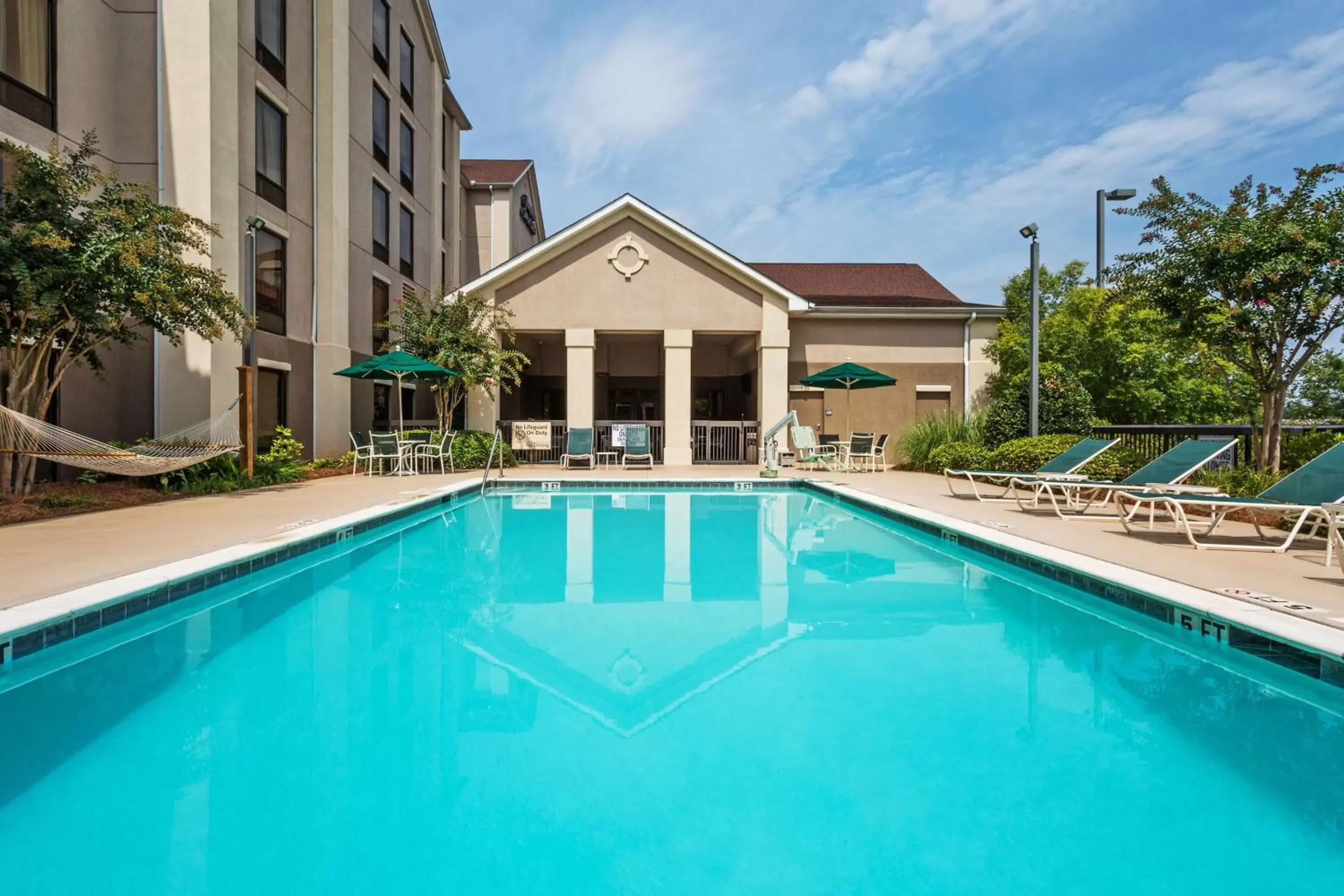 Pool view, Swimming Pool in Hampton Inn & Suites Greenville/Spartanburg I-85