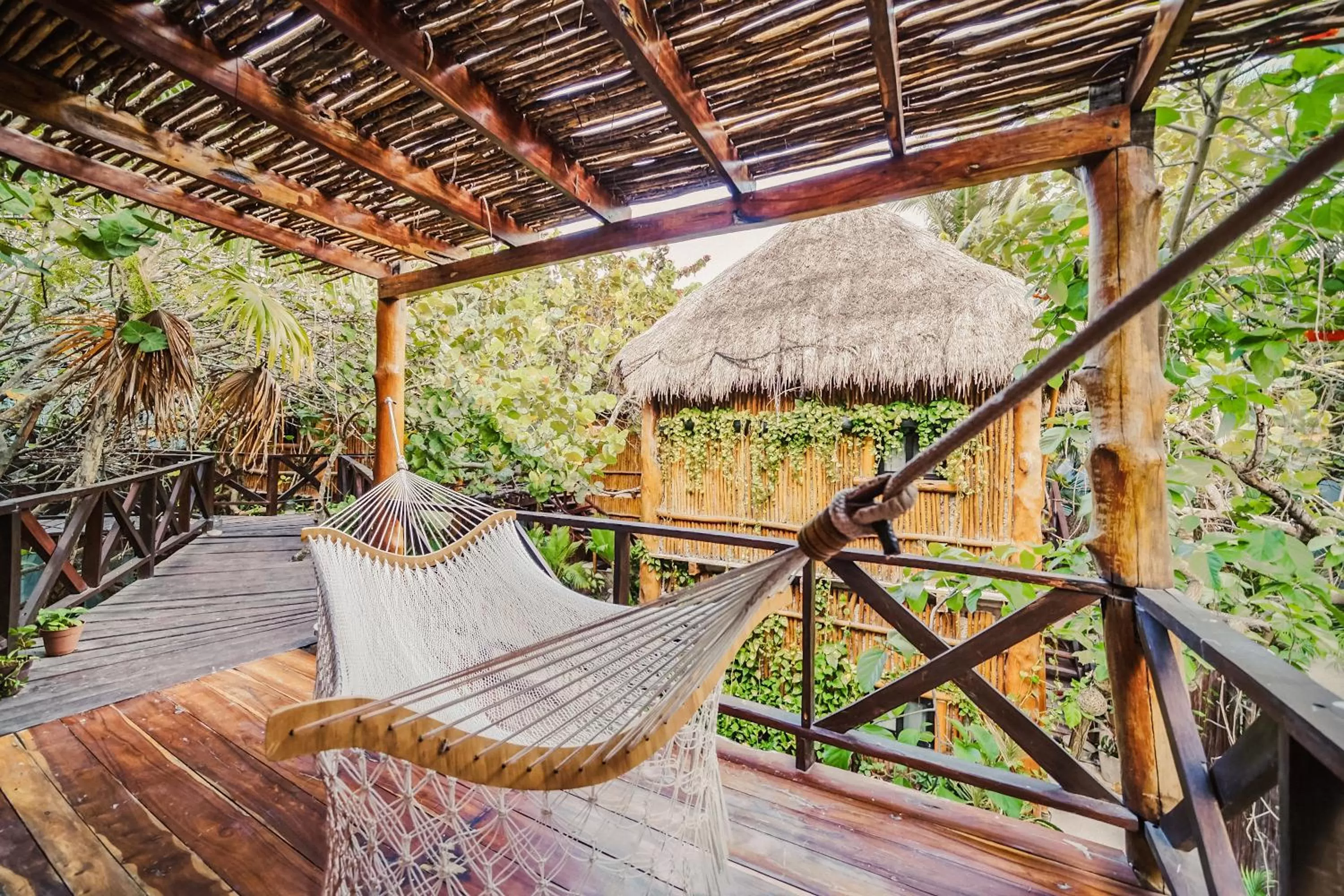 Balcony/Terrace in Hotelito Azul