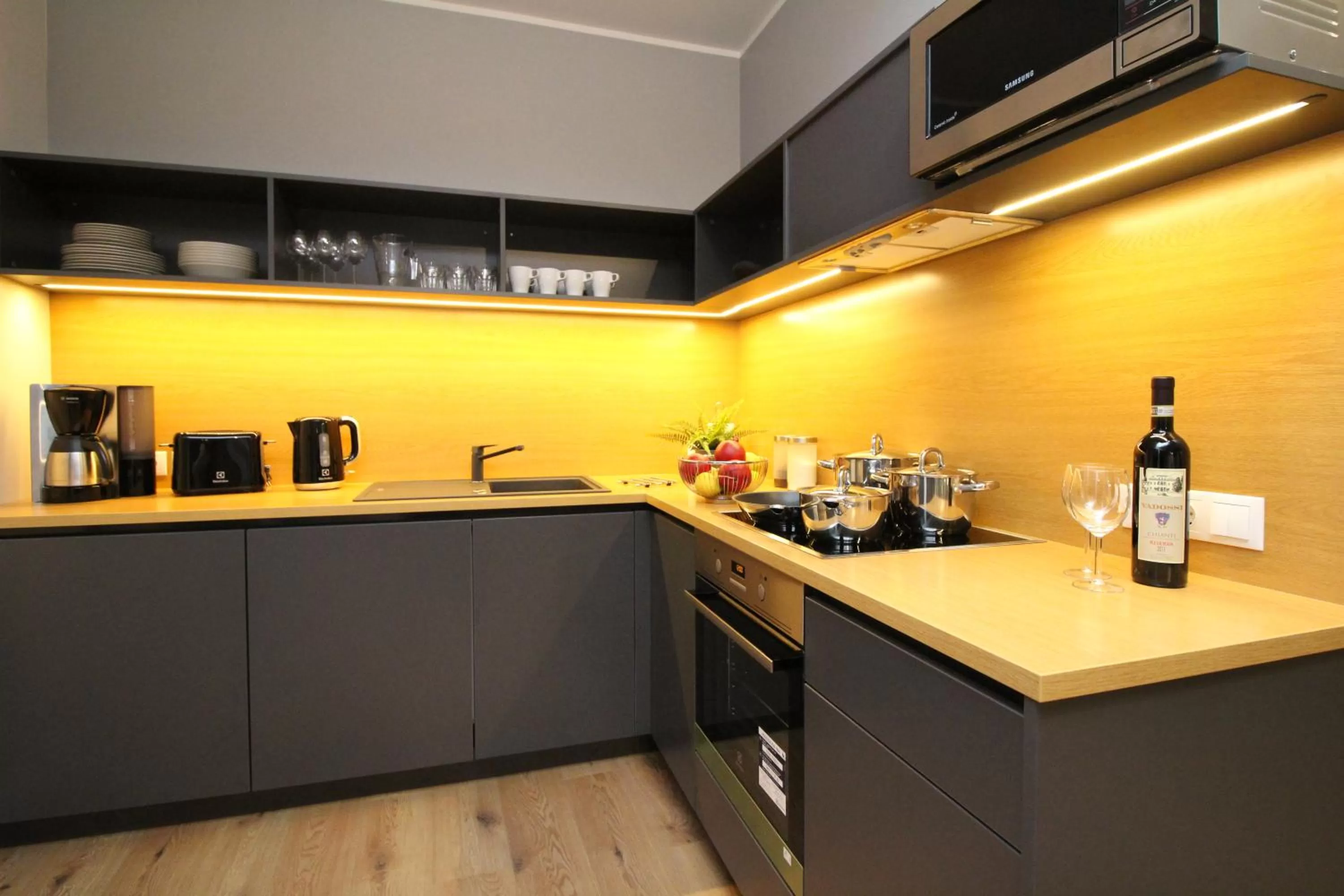Kitchen or kitchenette in Tallinn City Apartments Old Town Suites