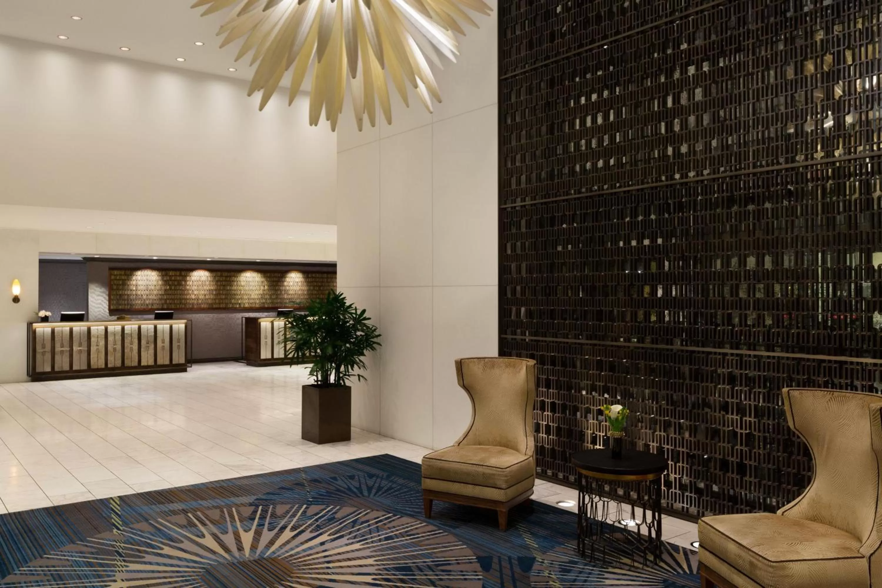 Lobby or reception in Fairmont Hotel Vancouver