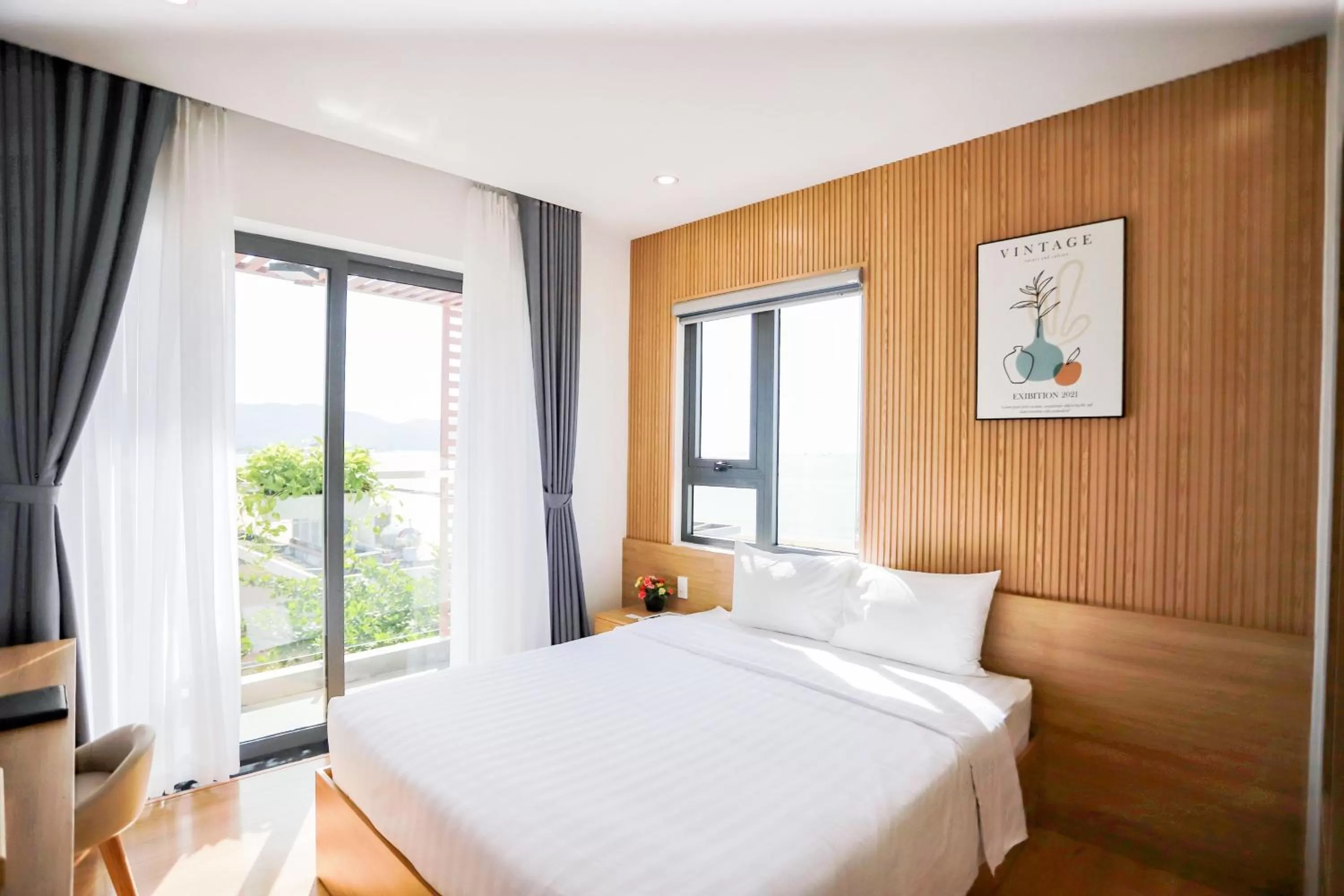 Bed in HAKU Boutique Hotel Quy Nhơn Kim Đồng - Xuân Diệu