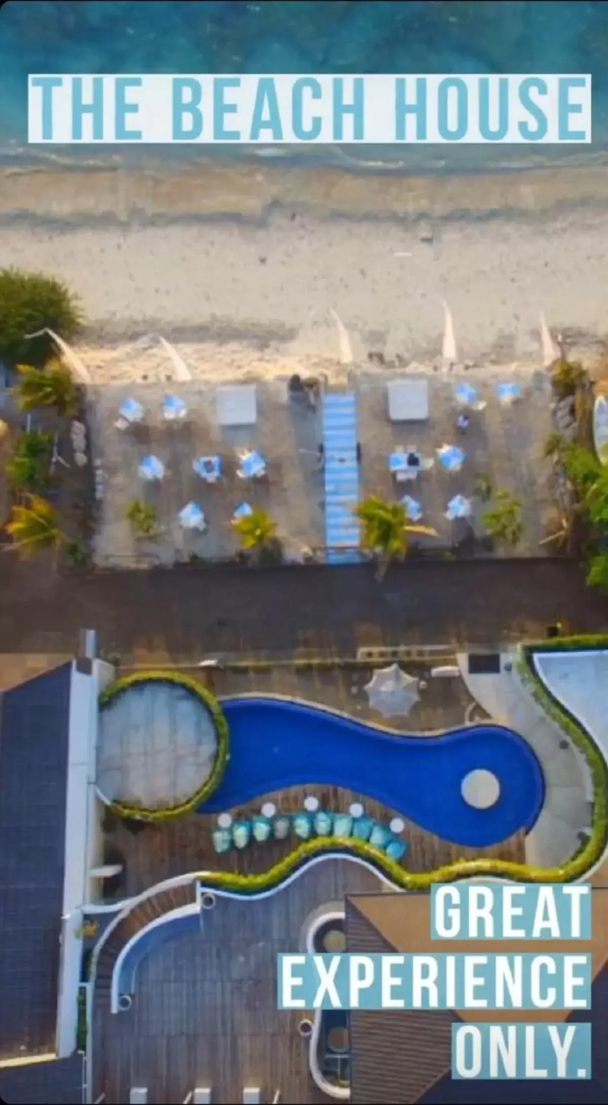 Bird's eye view in The Beach House Resort