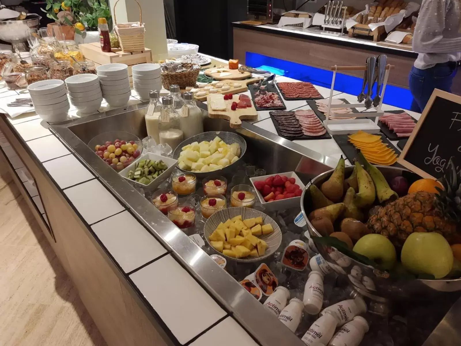 Buffet breakfast in Van der Valk Hotel Barcarola