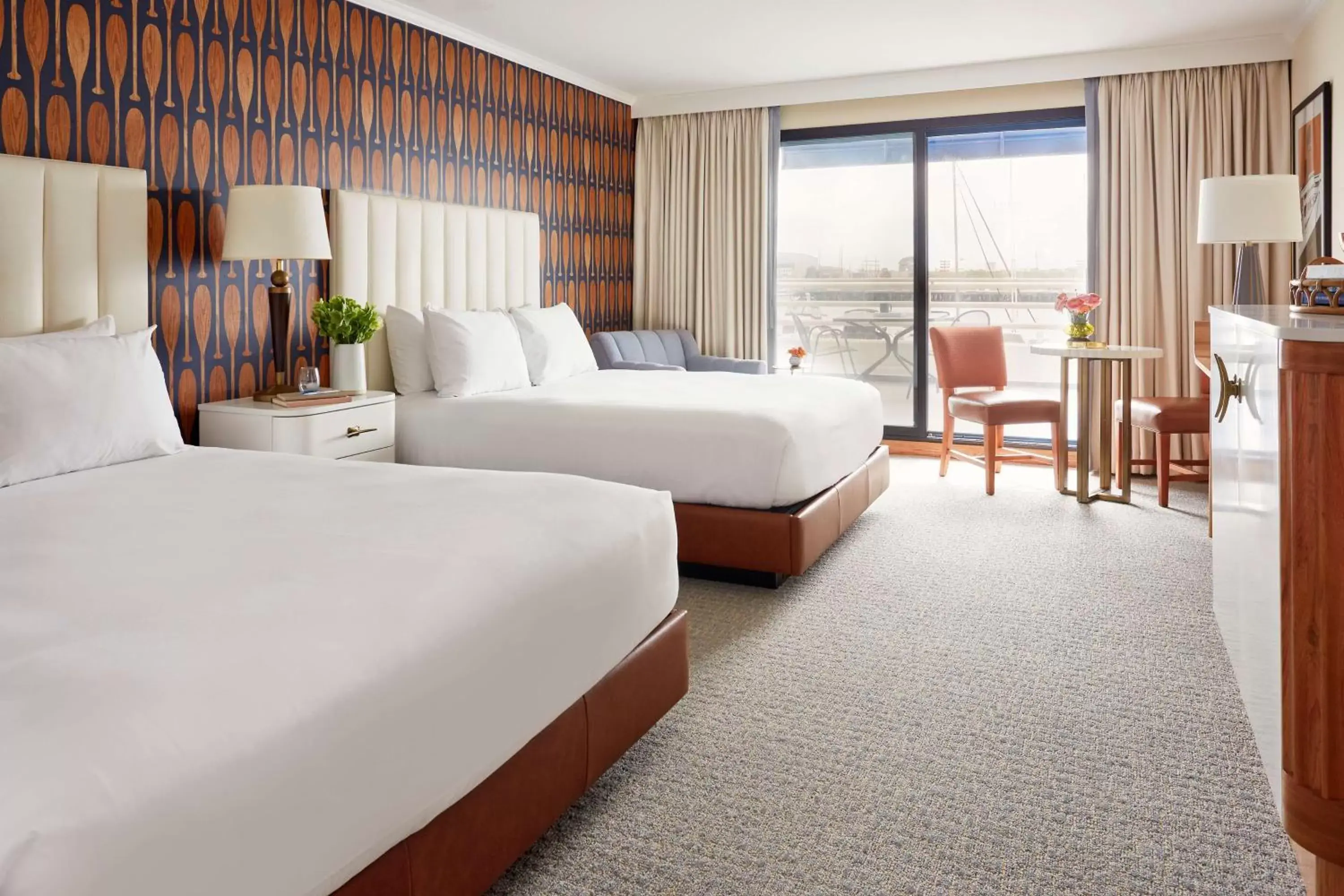 Queen Room with Two Queen Beds and Marina View in Waterfront Hotel, part of JdV by Hyatt