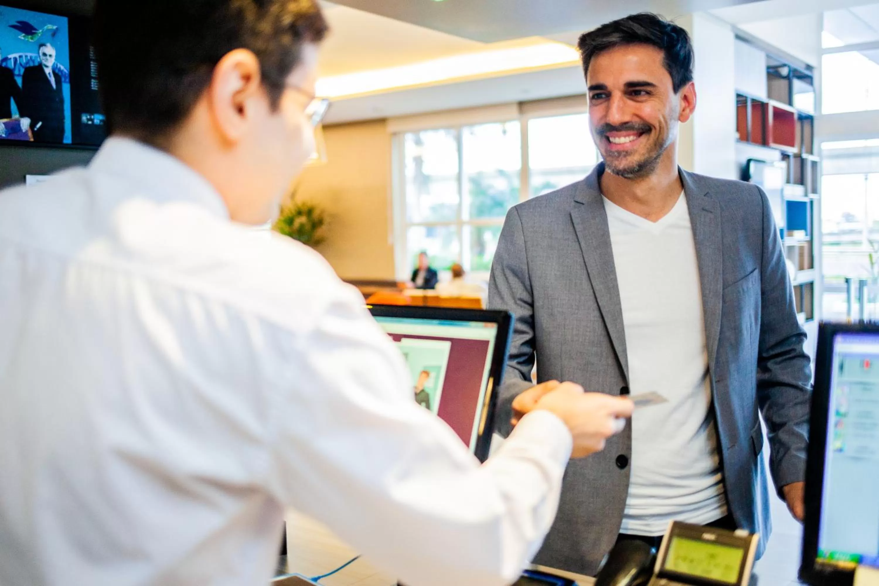 Lobby or reception in Novotel Porto Alegre Airport