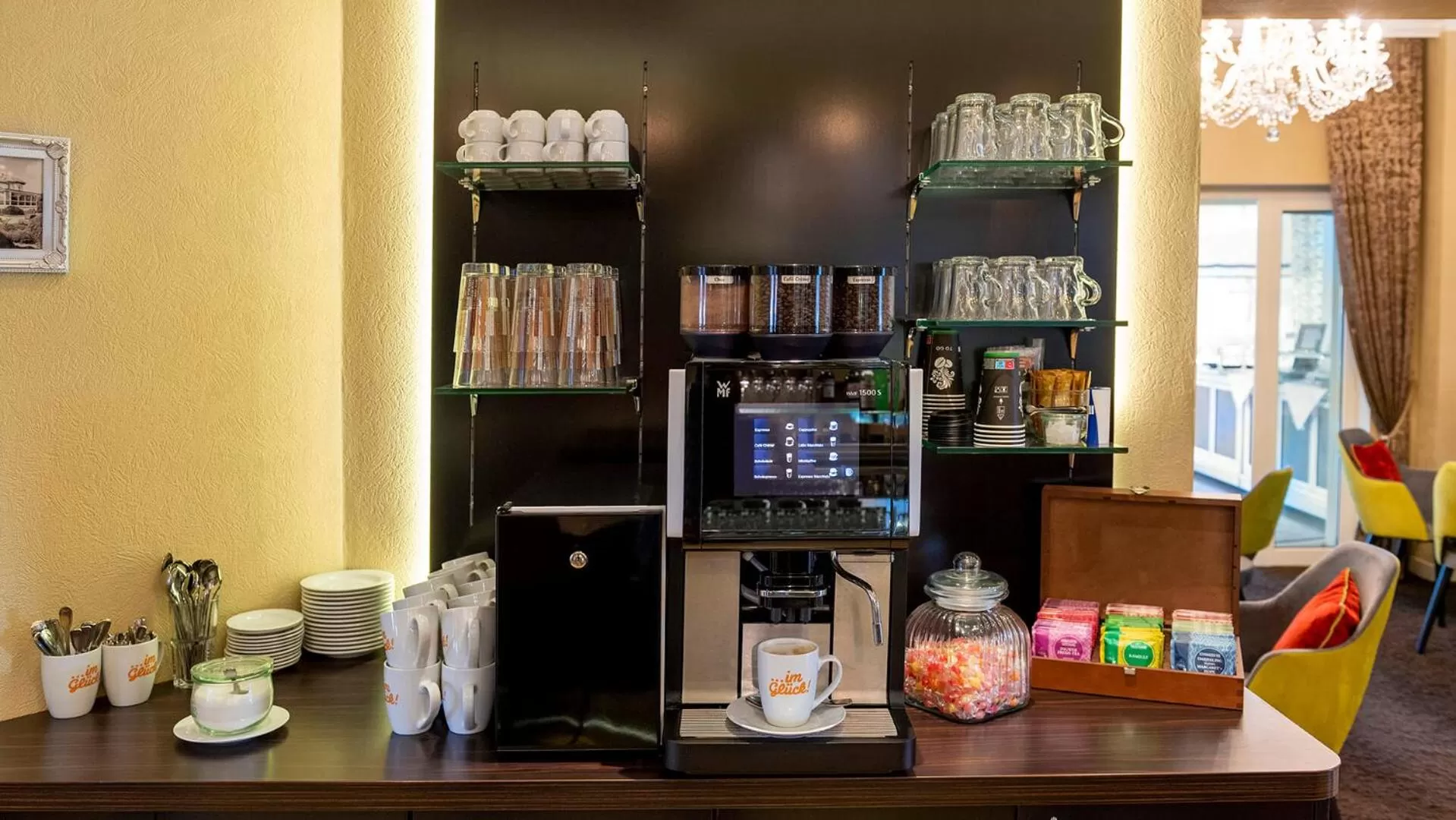 Breakfast in Parkhotel Bilm im Glück am Stadtrand Hannovers