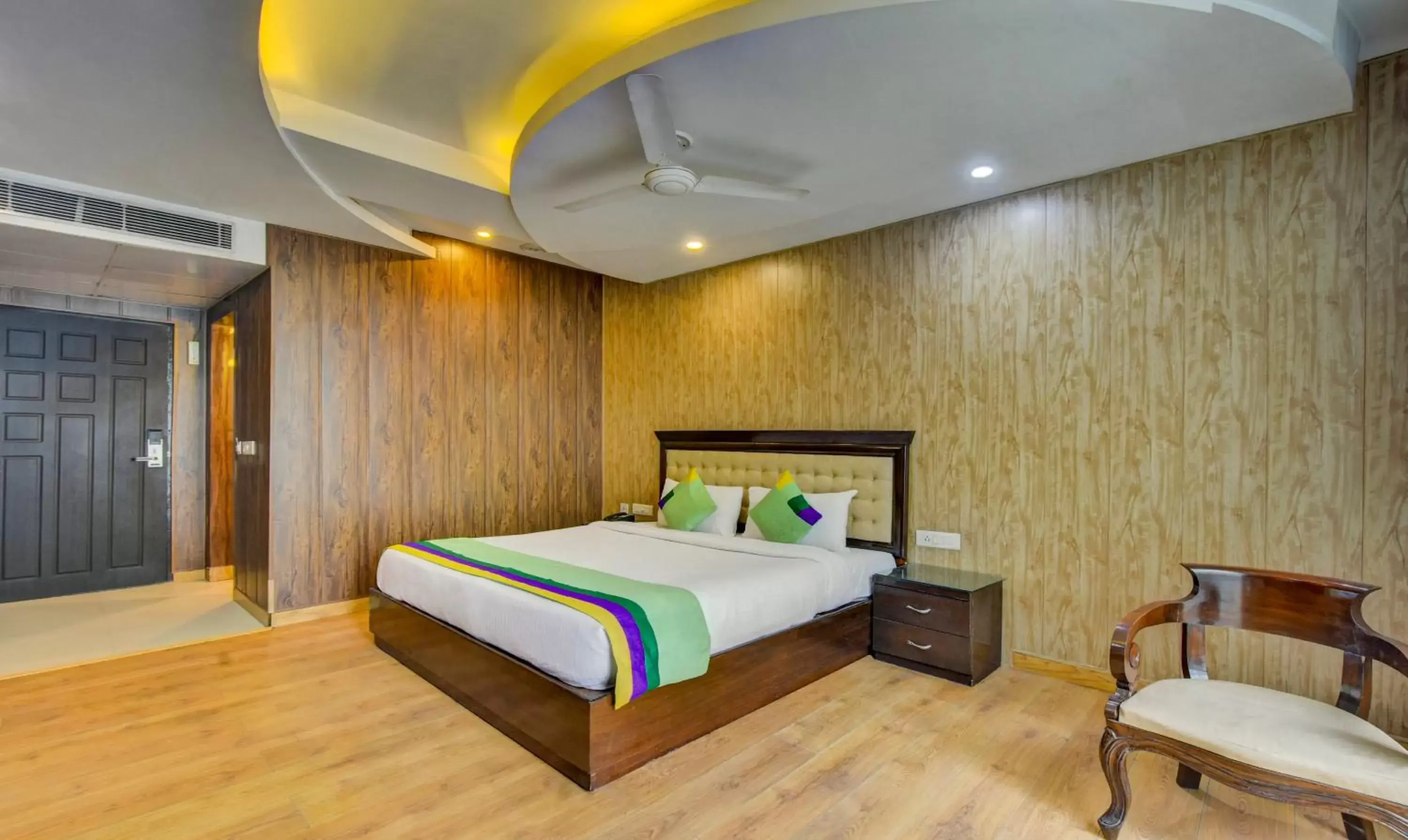 Bedroom, Bed in Treebo Elysee, Patel Nagar Bedroom, Bed in Treebo Elysee, Patel Nagar