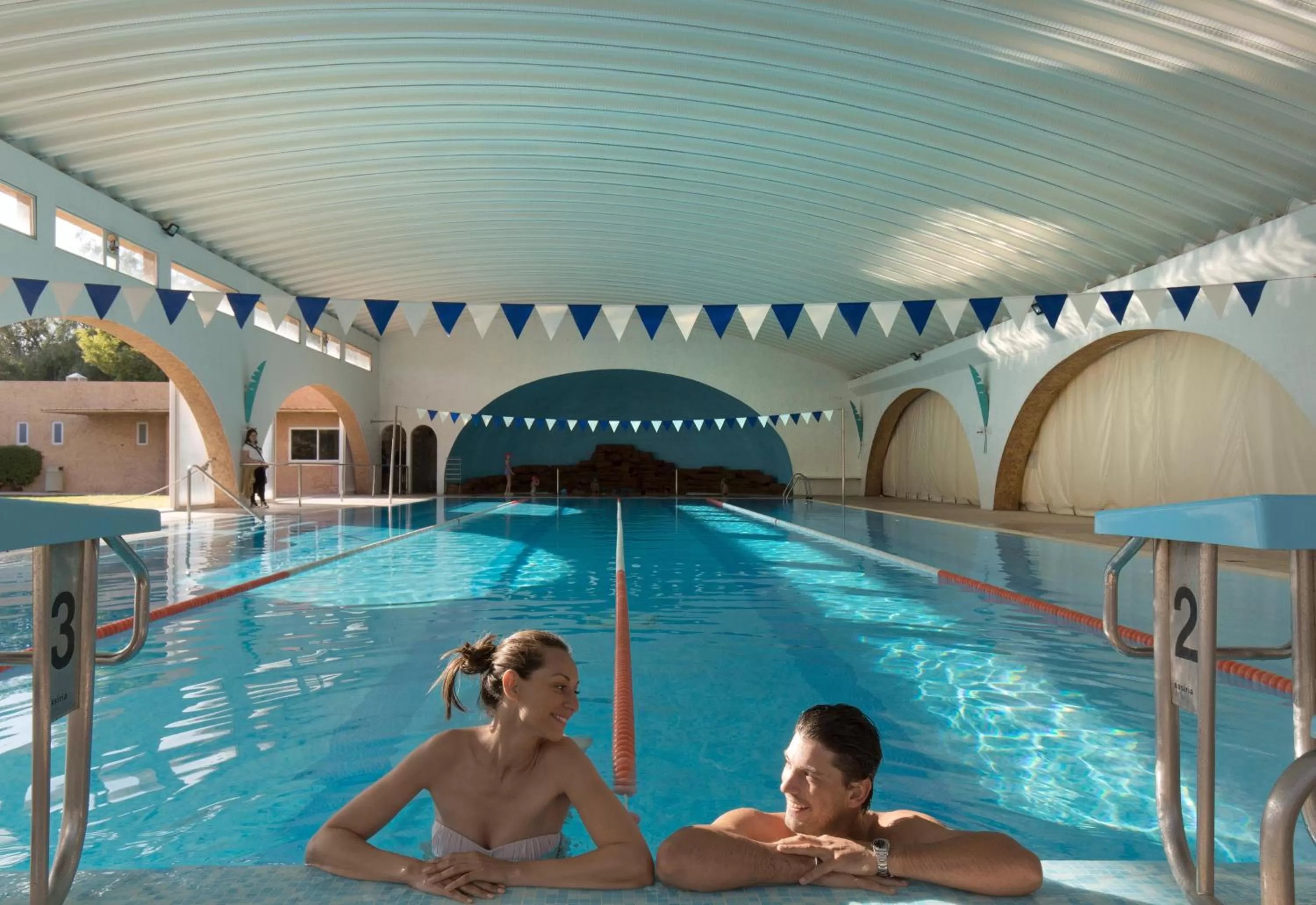 Swimming pool in Oasis lodges