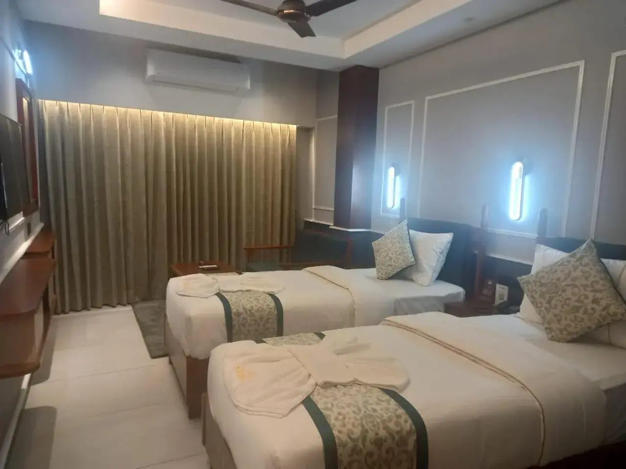 Bed in Hotel Sonar Bangla Puri