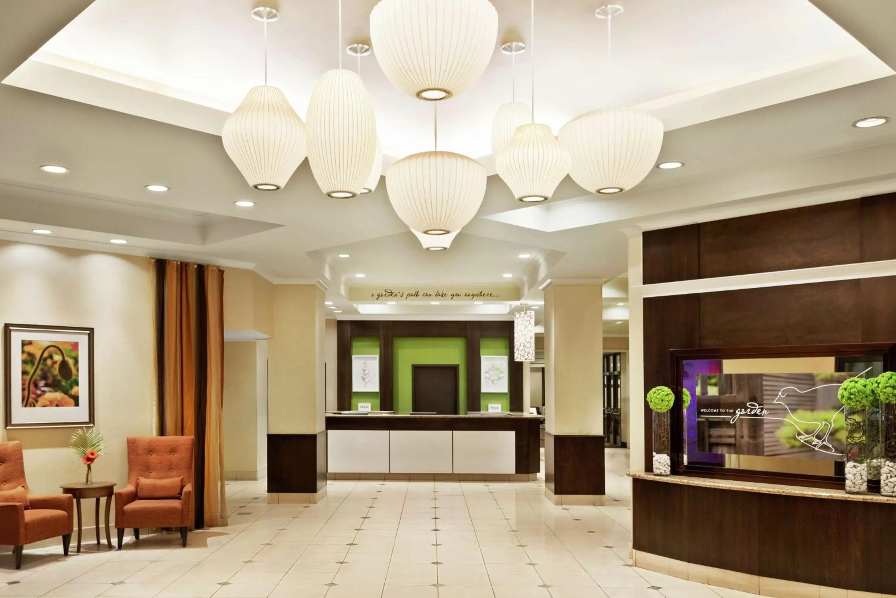Lobby or reception in Hilton Garden Inn Saskatoon Downtown