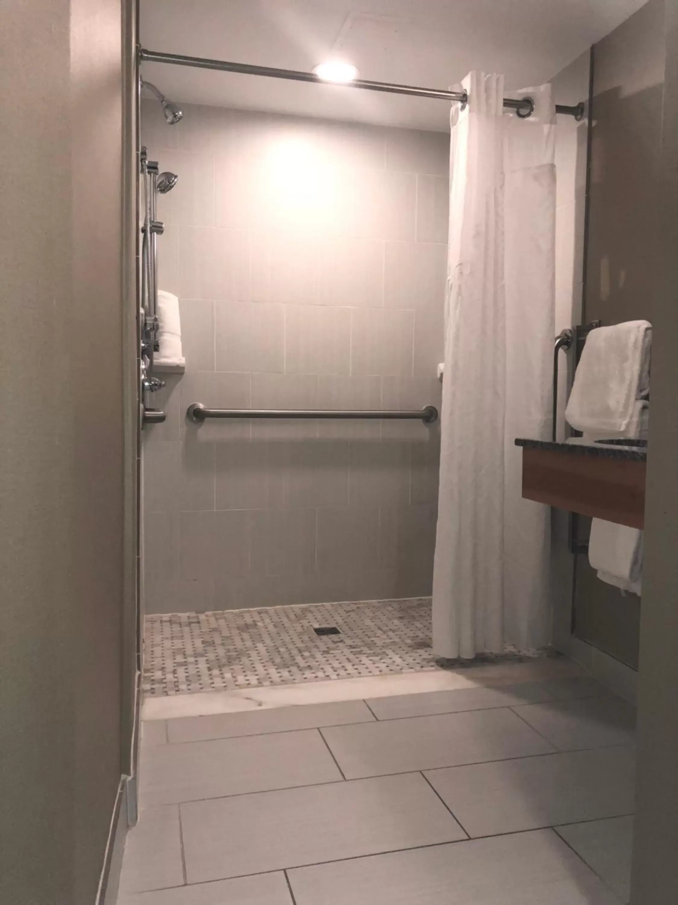 Shower in Holiday Inn Raleigh Downtown by IHG Shower in Holiday Inn Raleigh Downtown by IHG