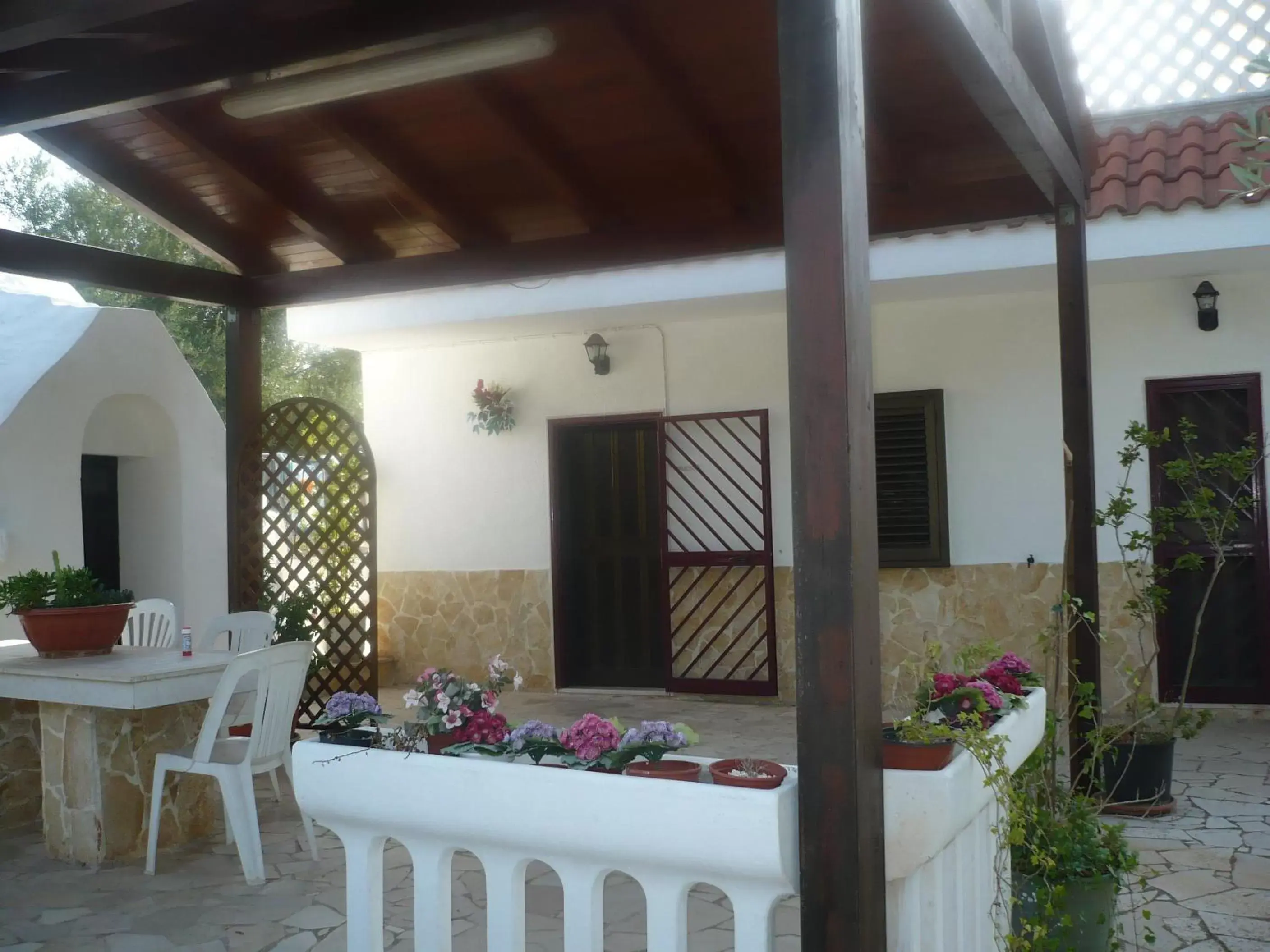 Balcony/Terrace in L'Isola Felice e Trulli Sotto Le Stelle