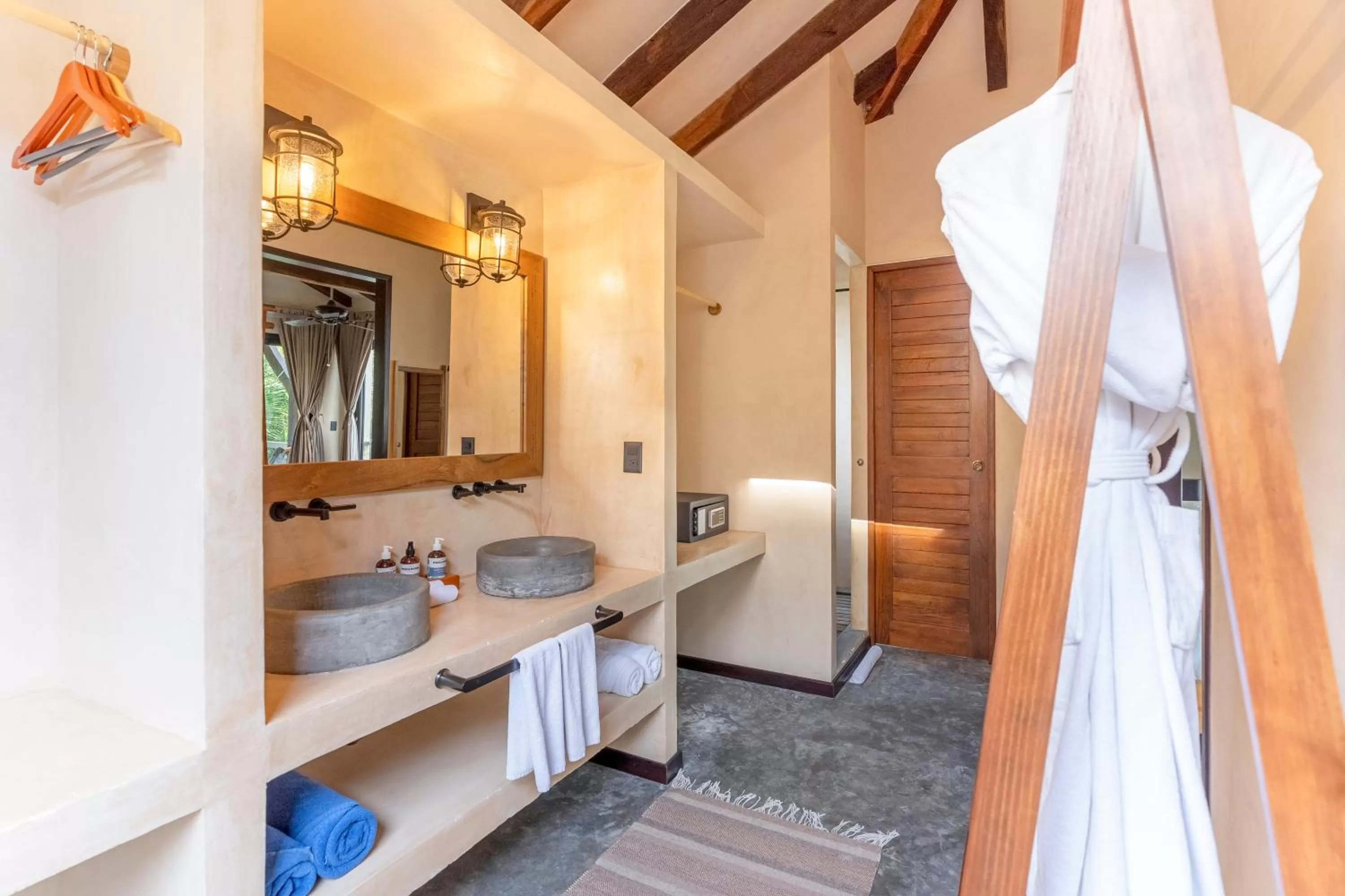 Bathroom in Villa Pescadores Tulum-Beachfront hotel by Ahau Collection