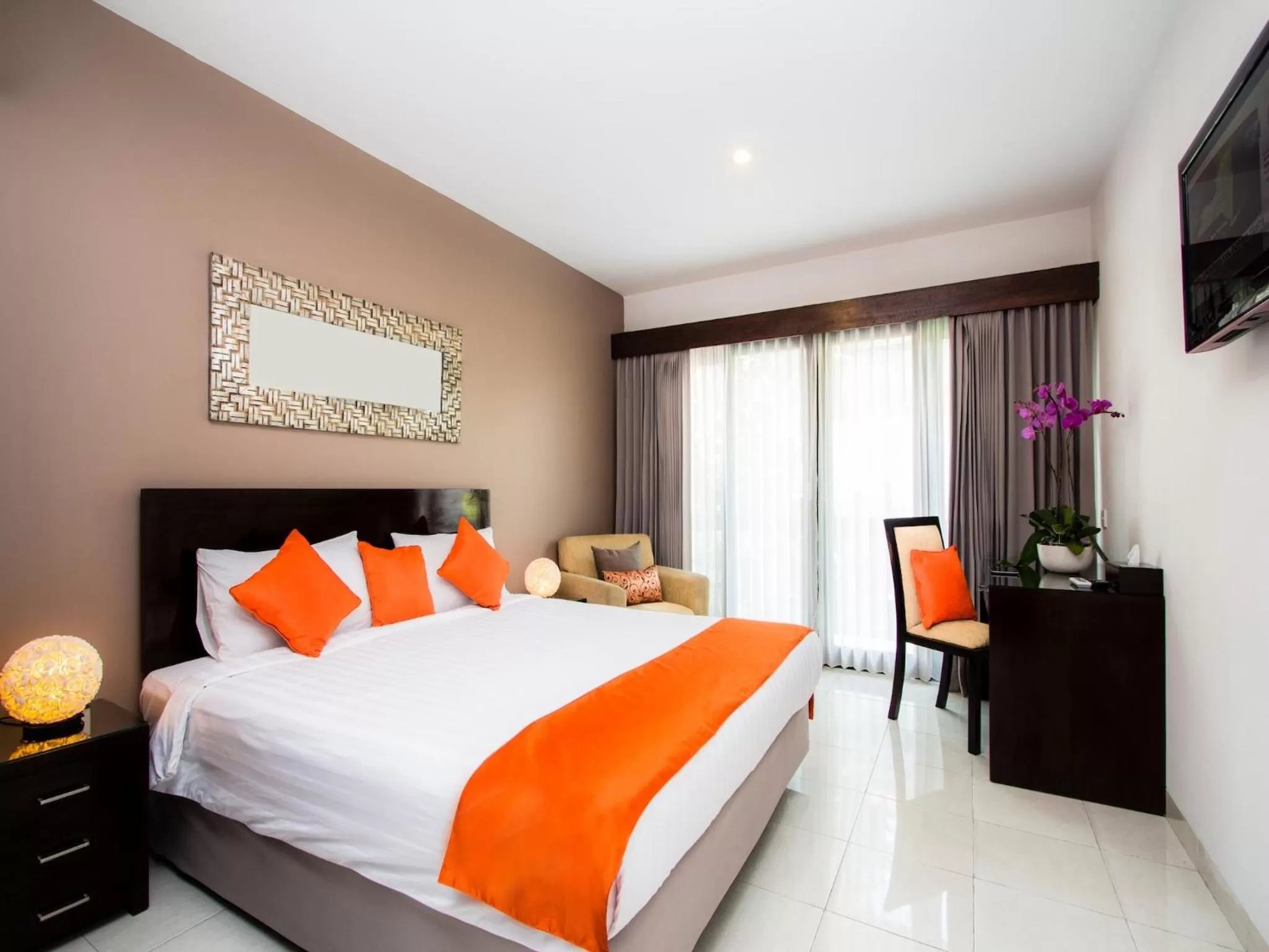 Photo of the whole room, Bed in The Pavilion Hotel Kuta