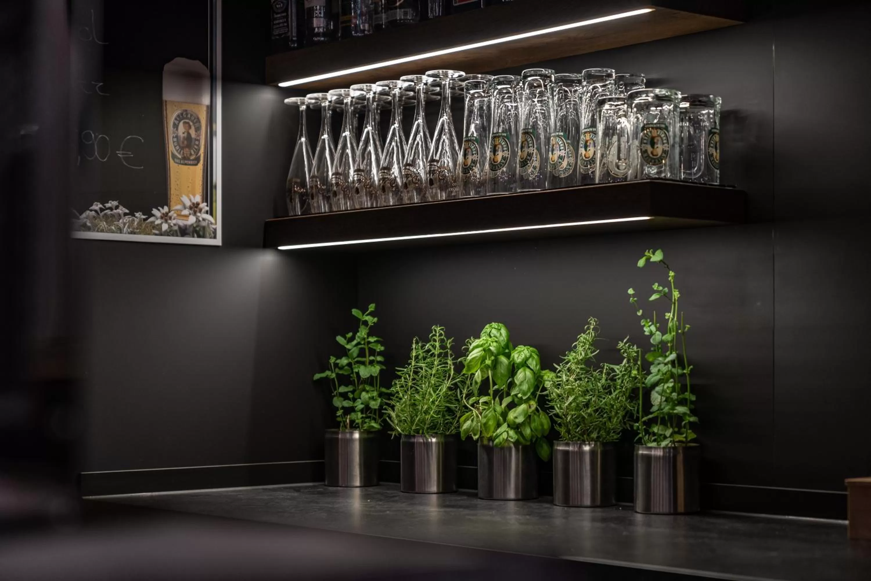 Lounge or bar in Augsburg Hotel Sonnenhof