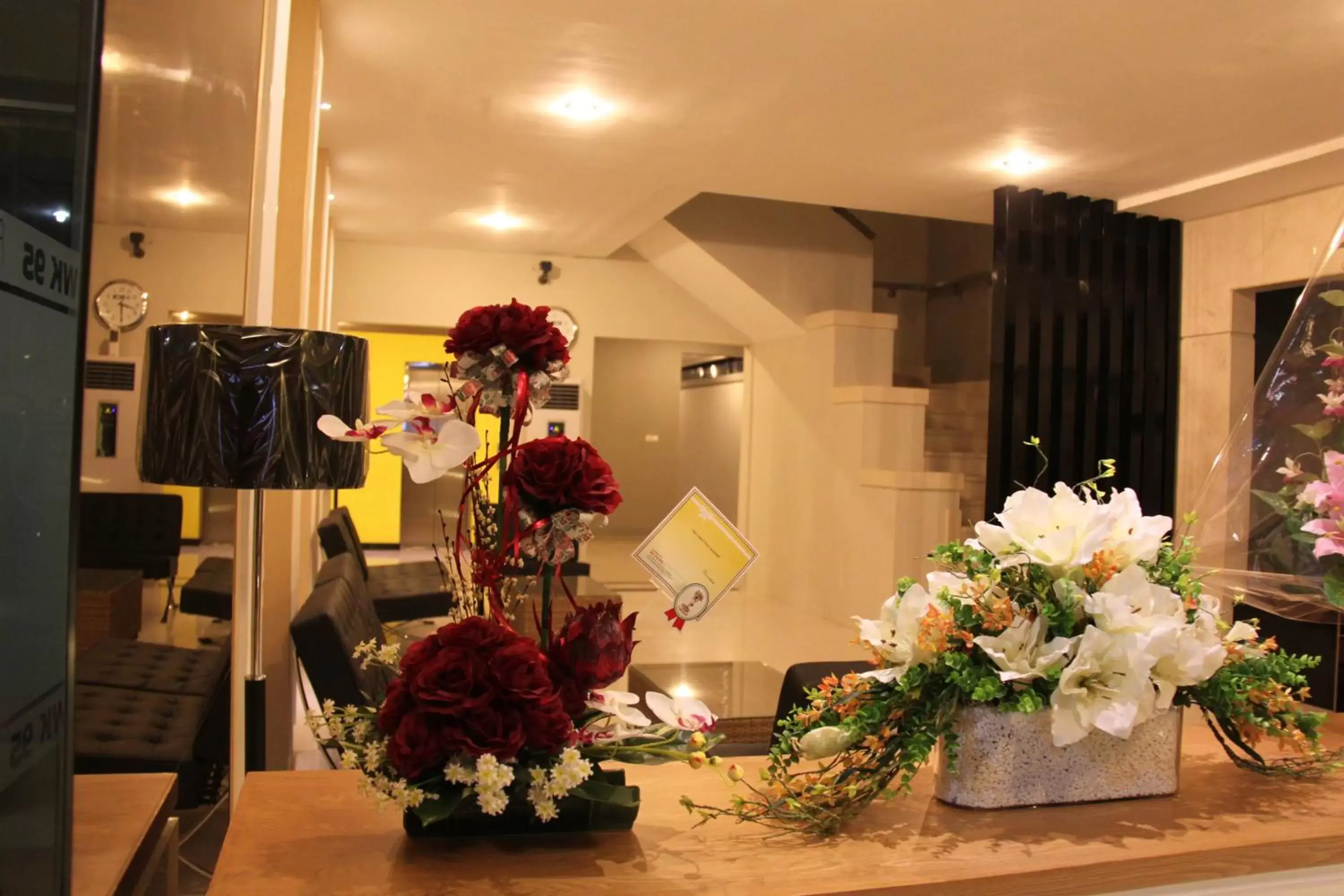 Lobby or reception in SWK 95 Hotel