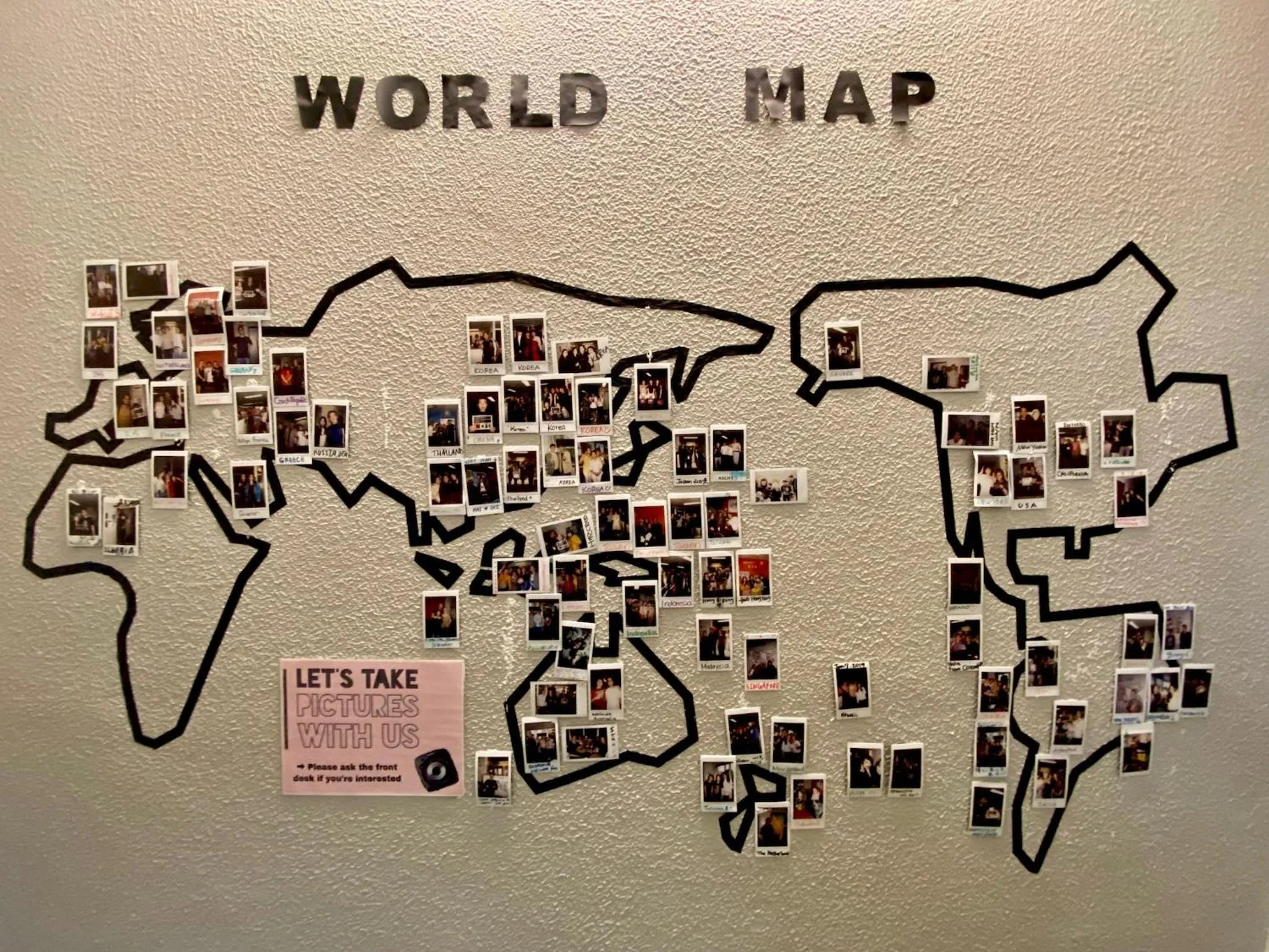 Decorative detail in Osaka Guesthouse Nest