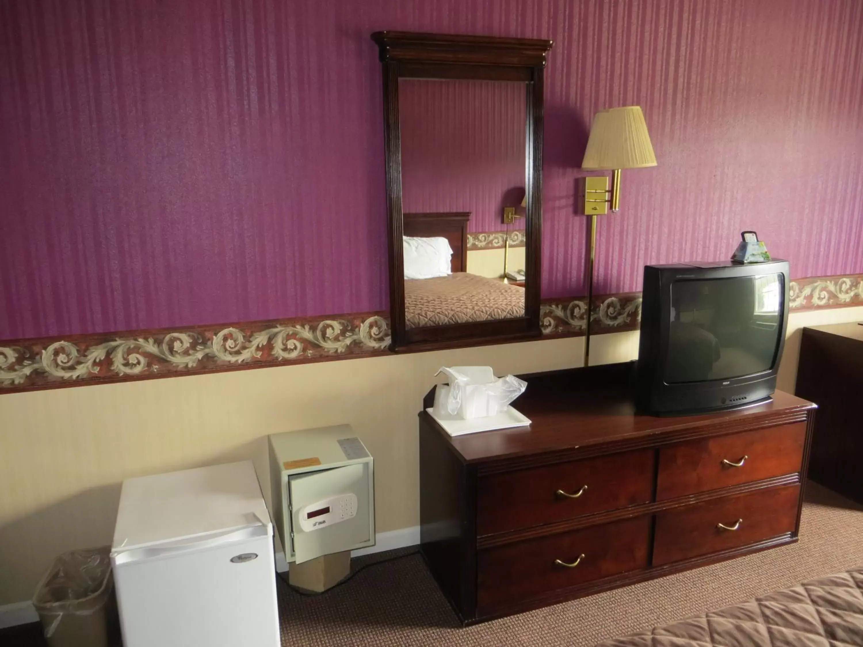 TV and multimedia, Bathroom in Americourt Hotel and Suites - Elizabethton