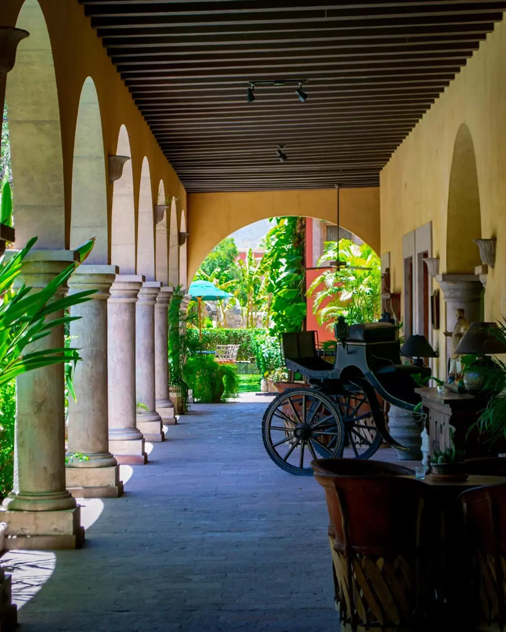 Patio in Hacienda de los Santos