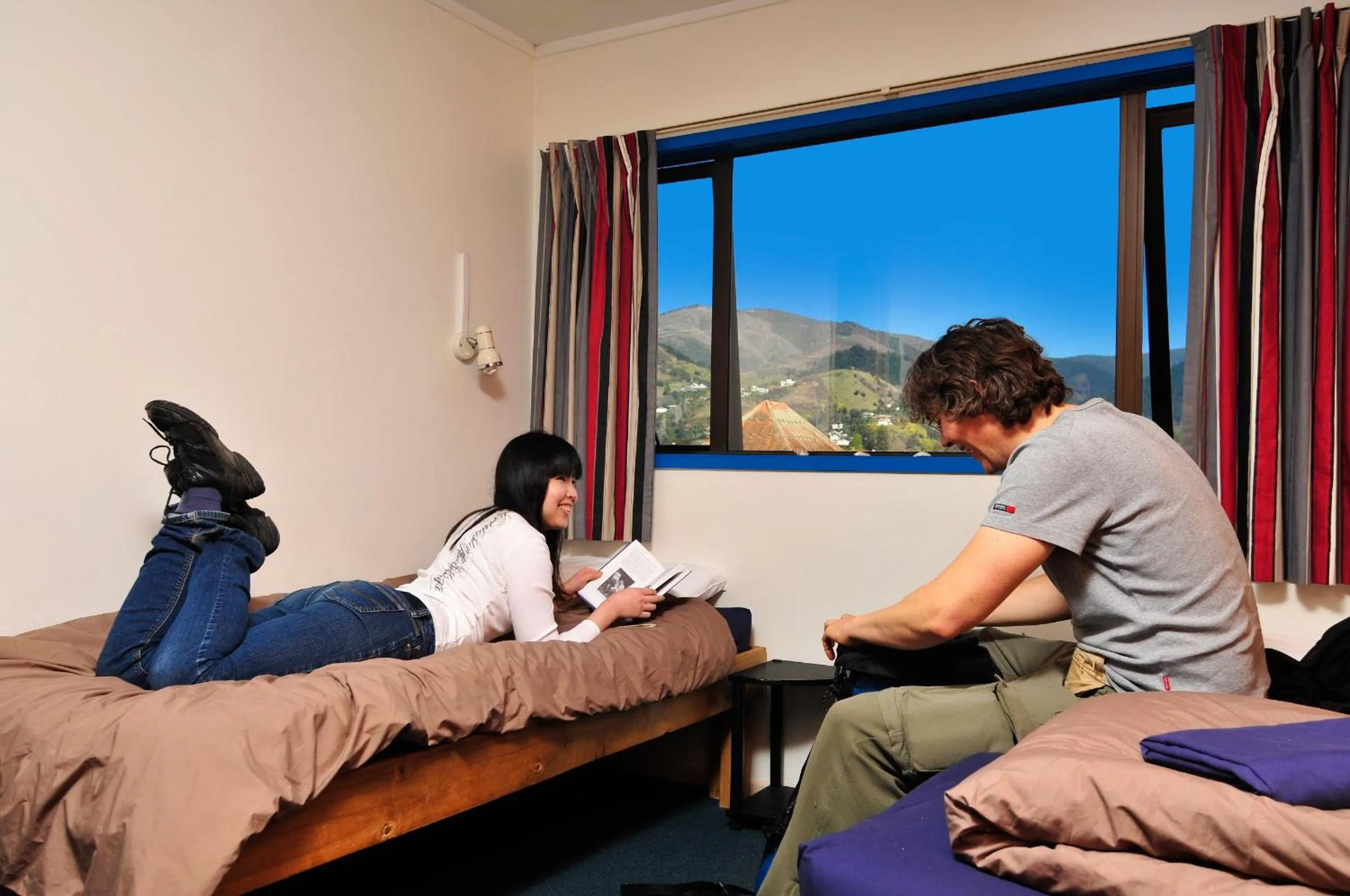 Bed in Tasman Bay Backpackers