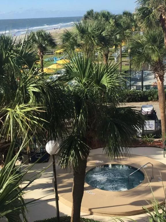 Garden view in Suites at the Beach