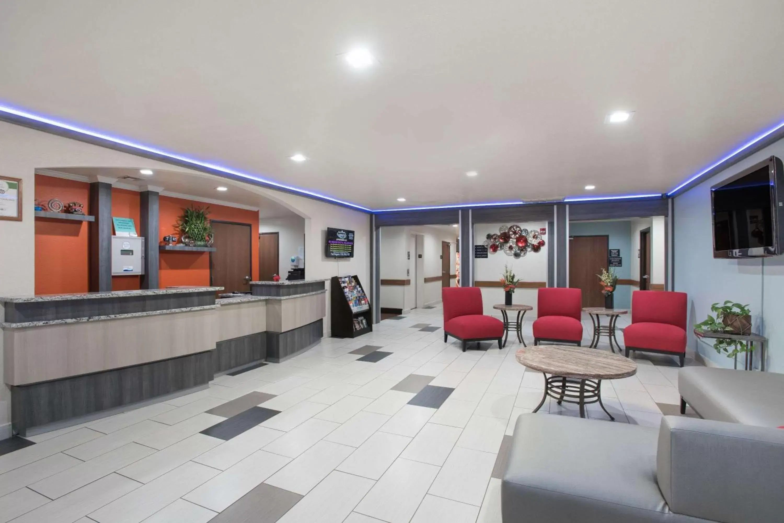 Lobby or reception in Super 8 by Wyndham Claremore OK Lobby or reception in Super 8 by Wyndham Claremore OK