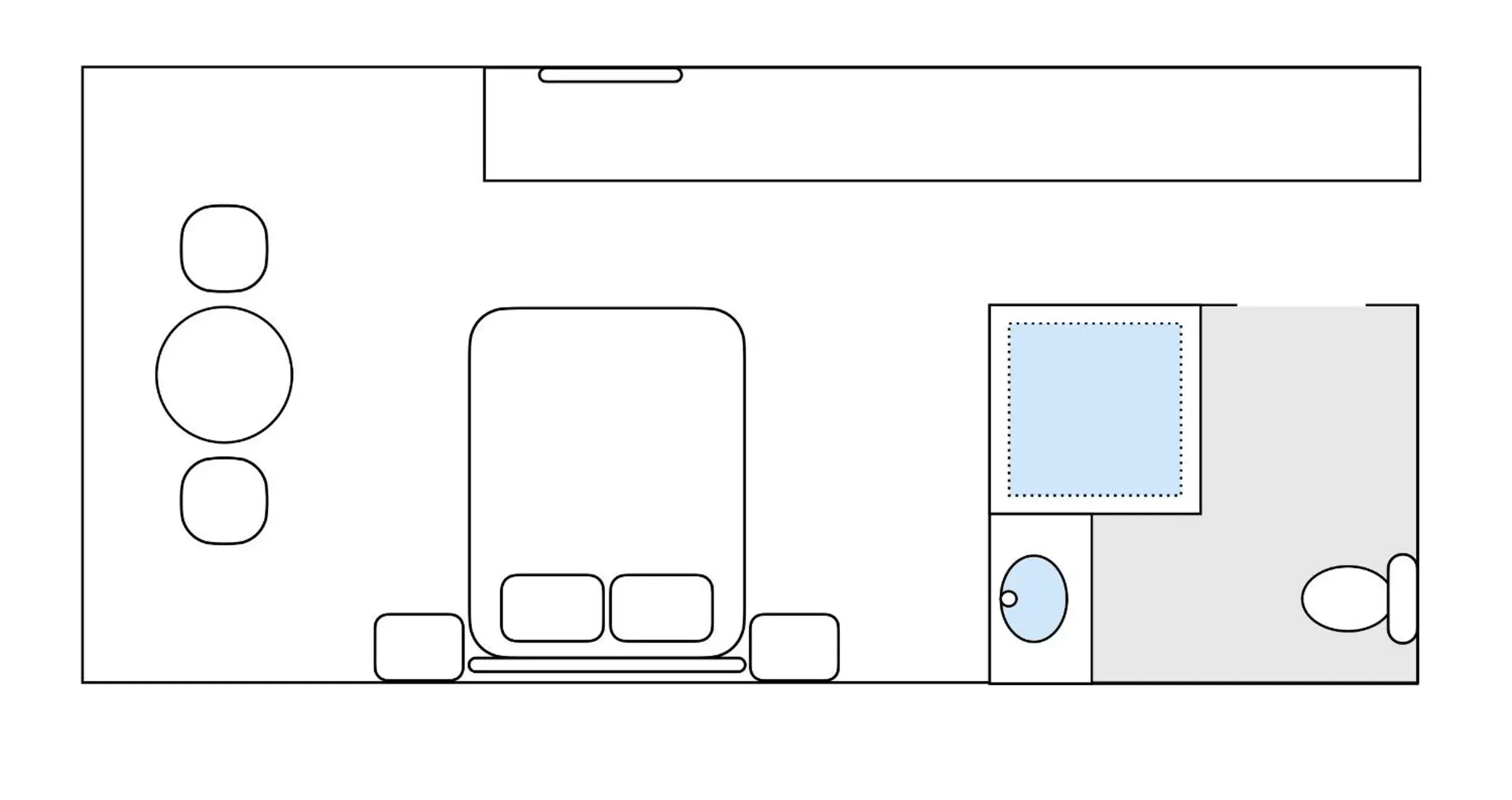 Bedroom, Floor Plan in Mackay Resort Motel