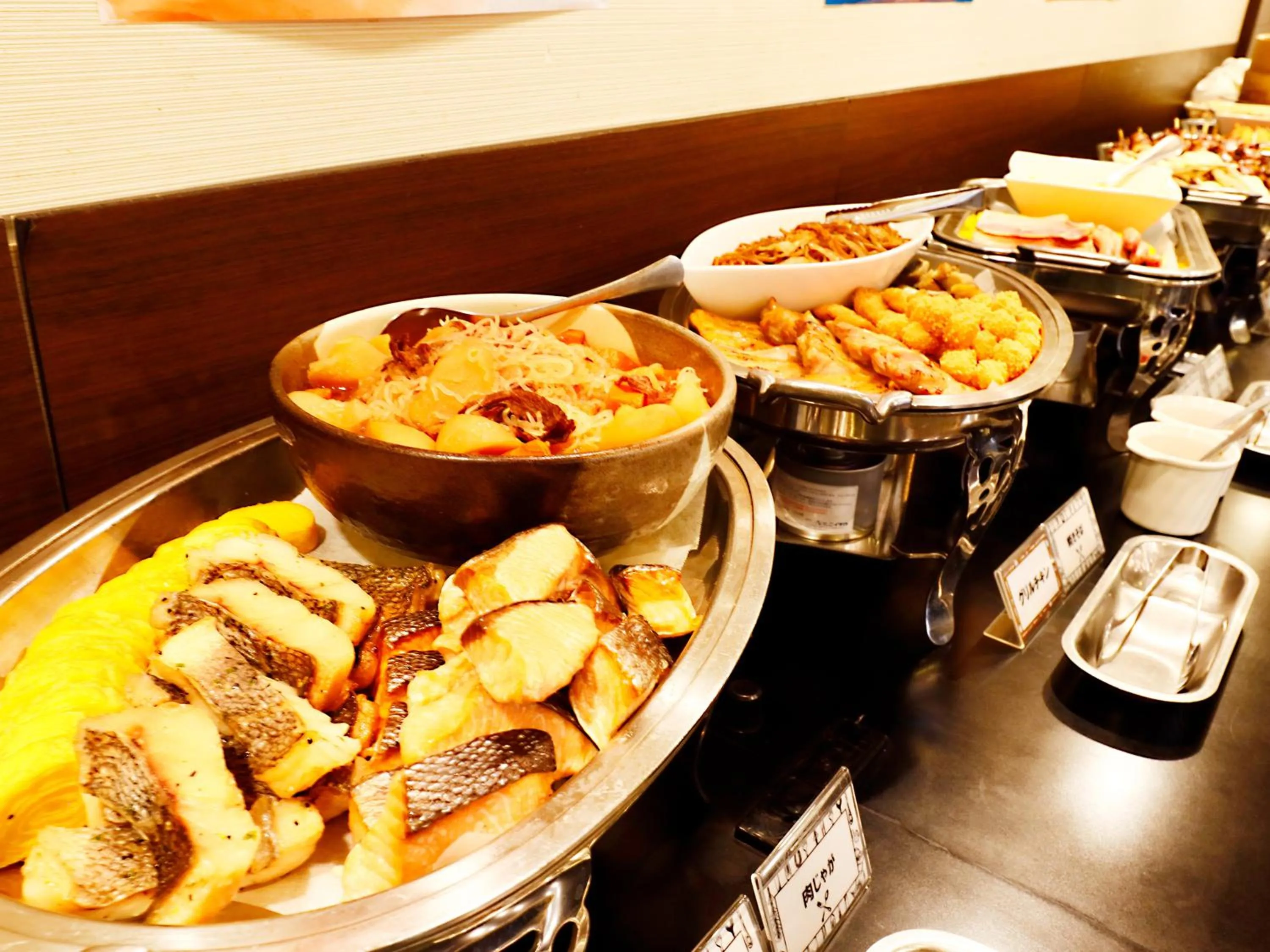 Buffet breakfast in Hotel Abest Sapporo