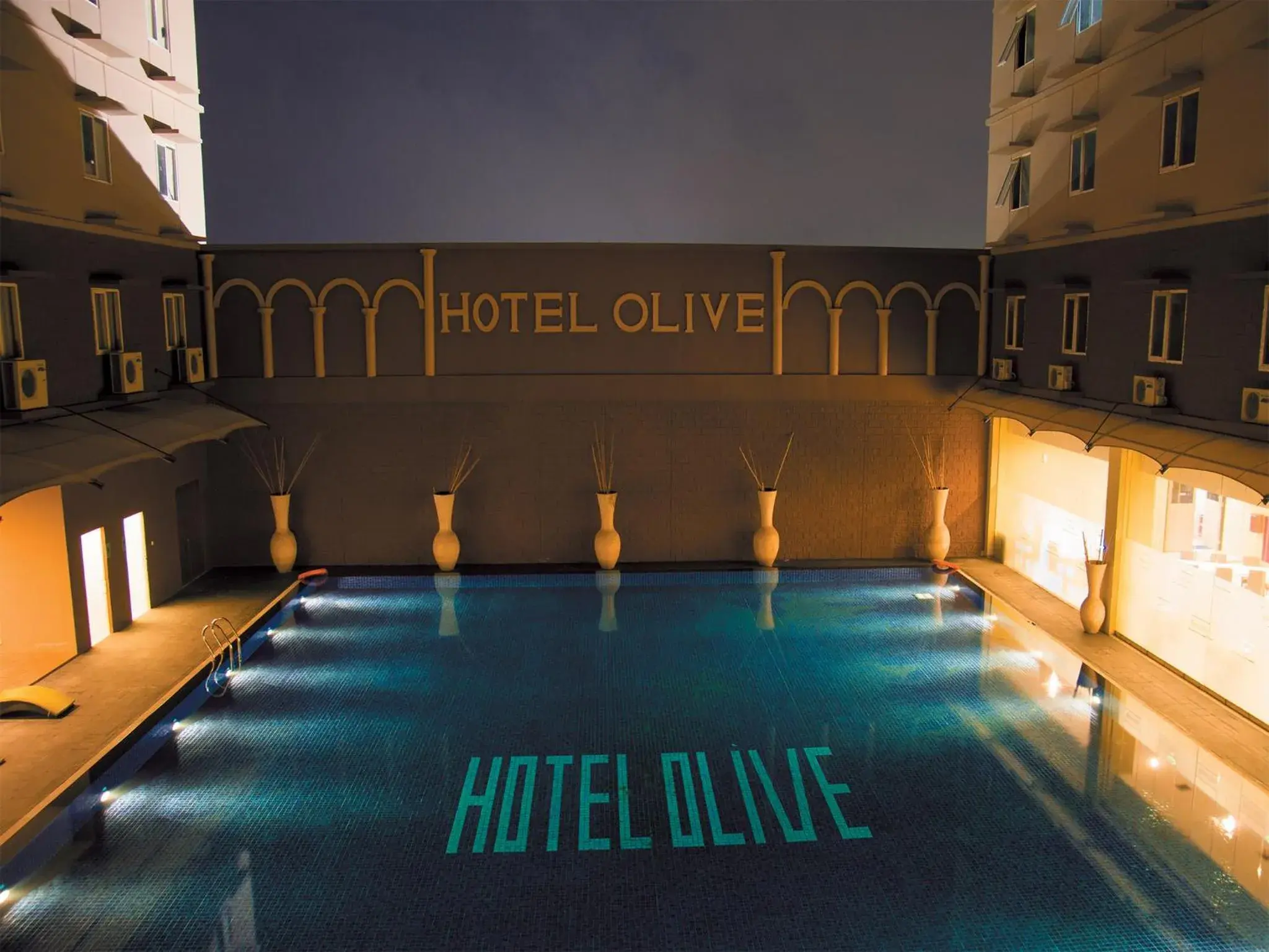 Swimming pool in Hotel Olive