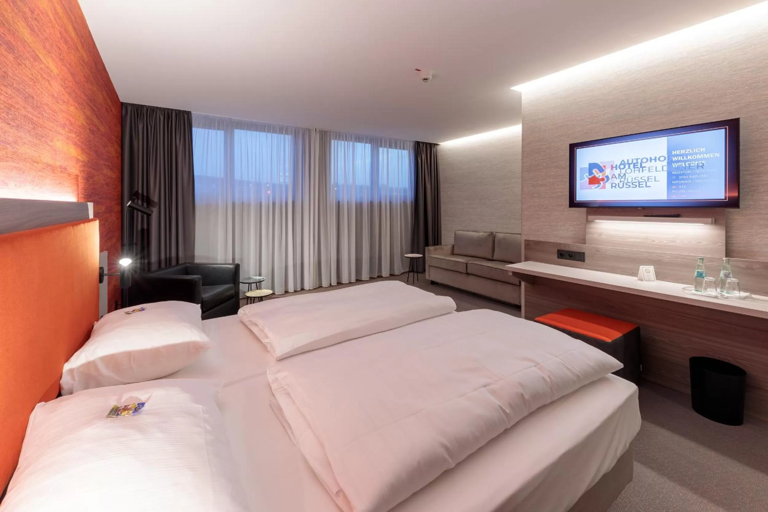 TV and multimedia, Bed in Hotel am Rüssel