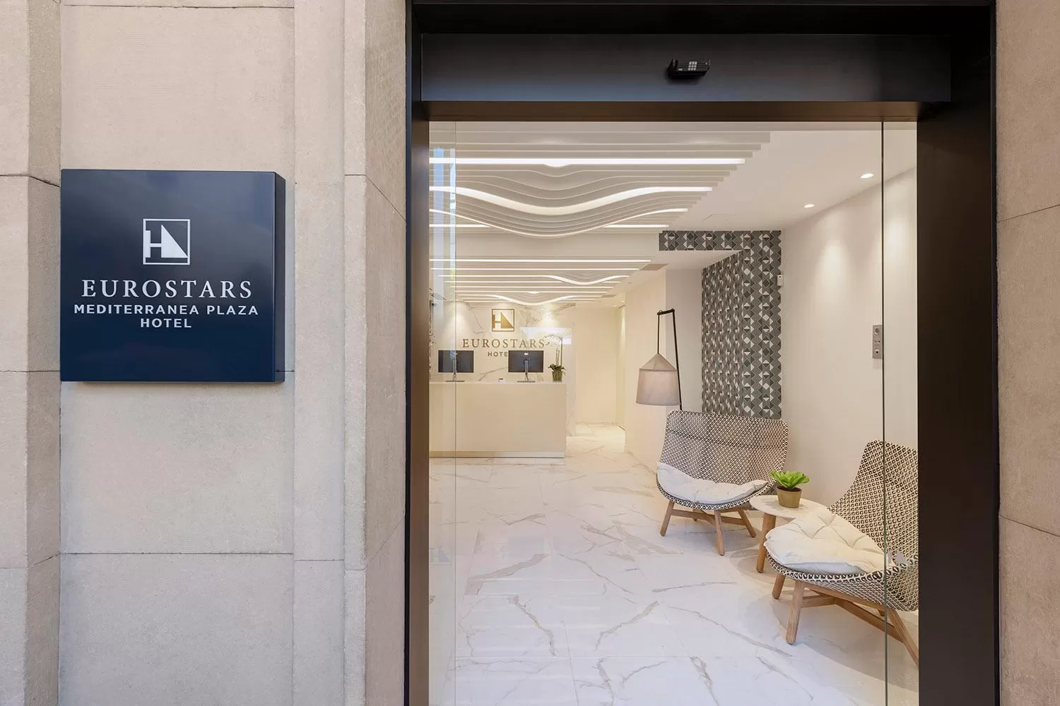 Facade/entrance in Eurostars Mediterranea Plaza
