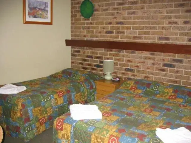 Bed in Gisborne Motel