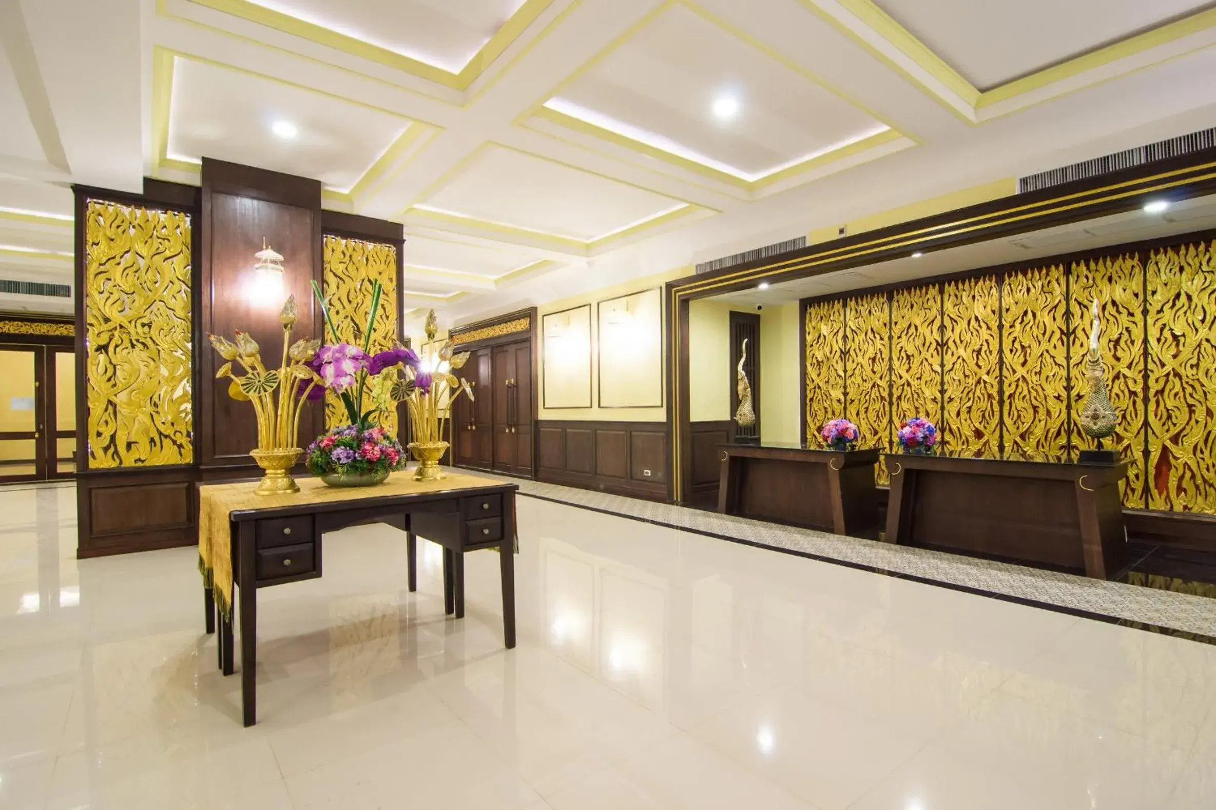 Lobby or reception, Lobby/Reception in Royal Heritage Pavilion Jomtien Hotel