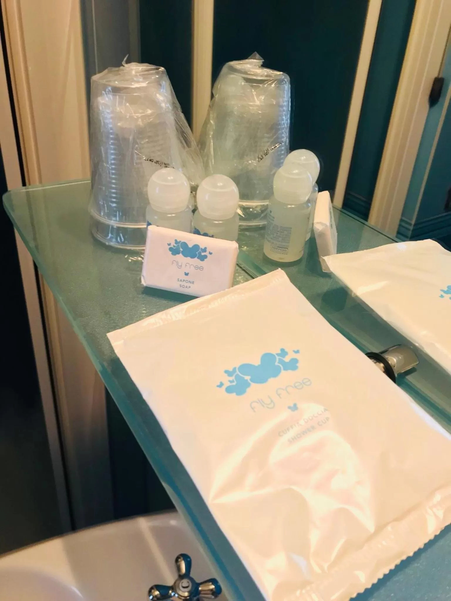 Shower in B&B Villa Primavera