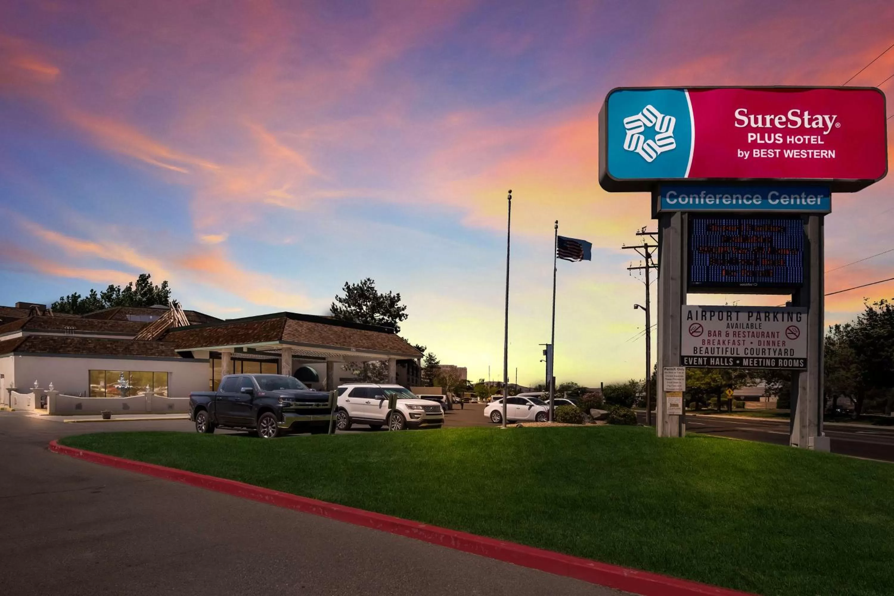 Property building in SureStay Plus Hotel by Best Western Reno Airport