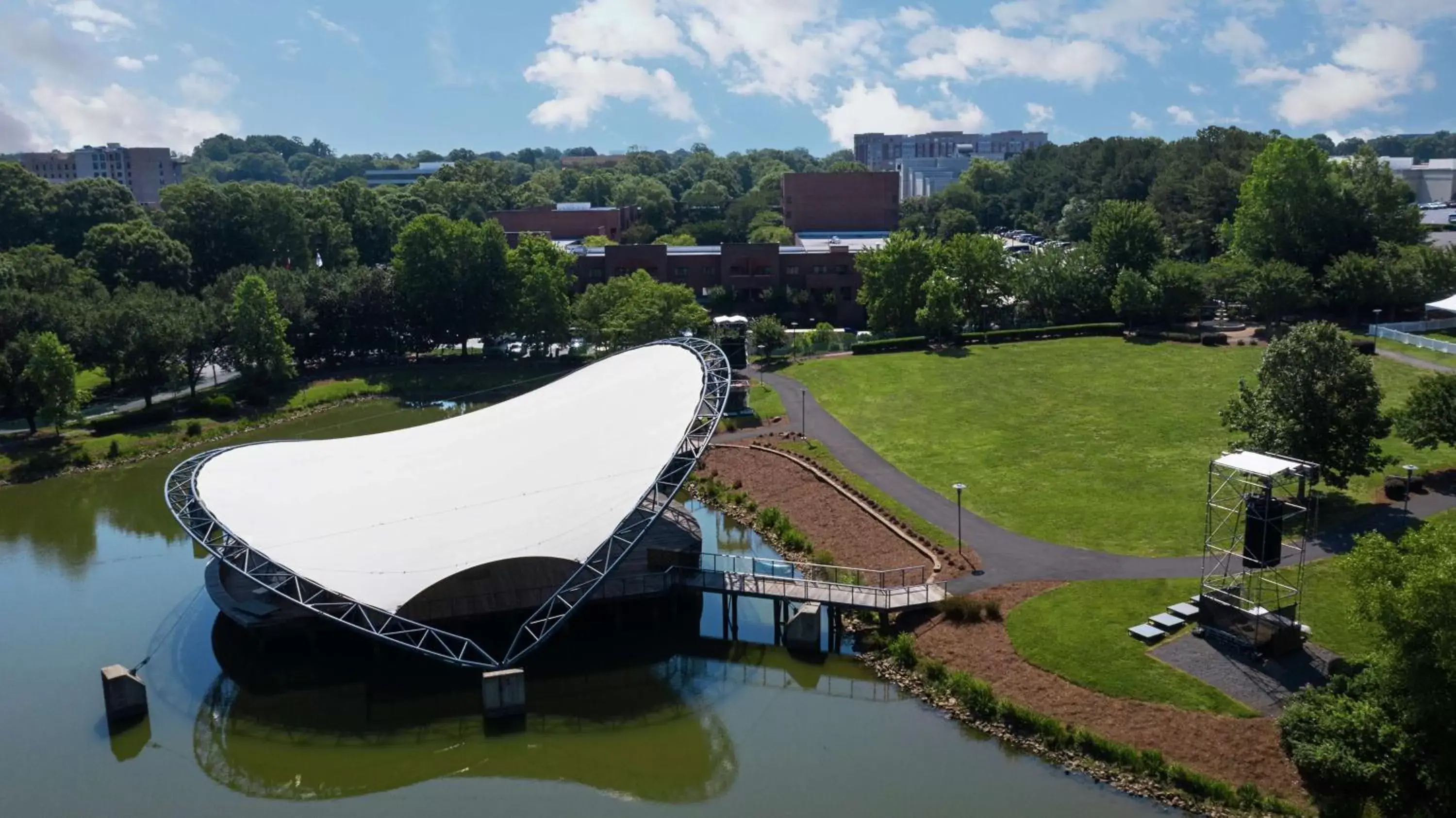 Meeting/conference room, Bird's-eye View in DoubleTree Suites by Hilton Charlotte/SouthPark