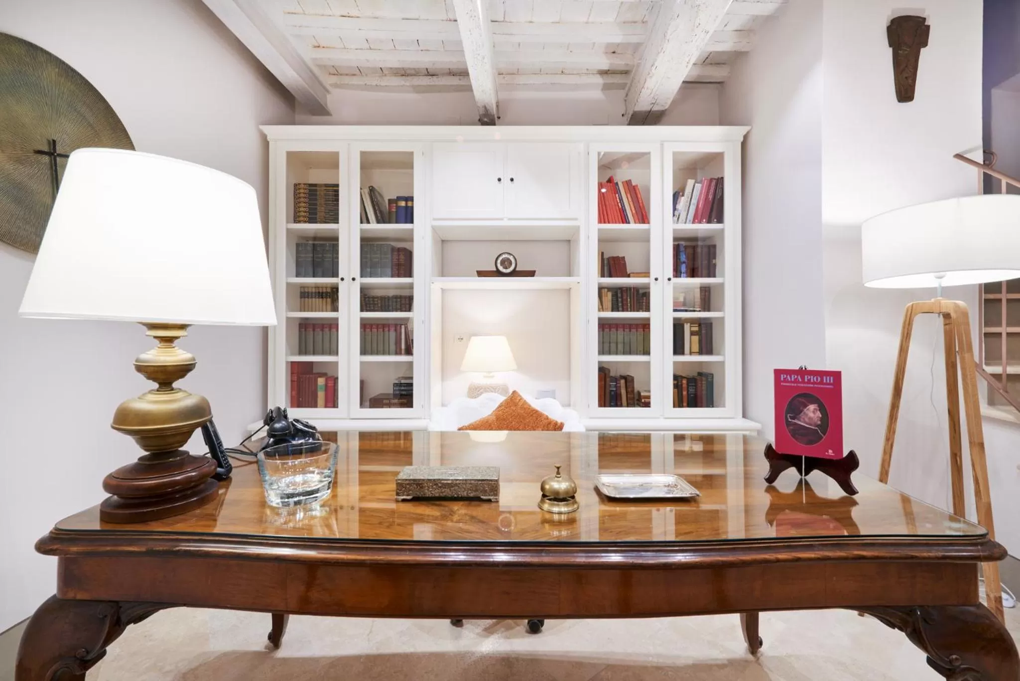 Lobby or reception in Palazzo Pio III - Residenza d'epoca