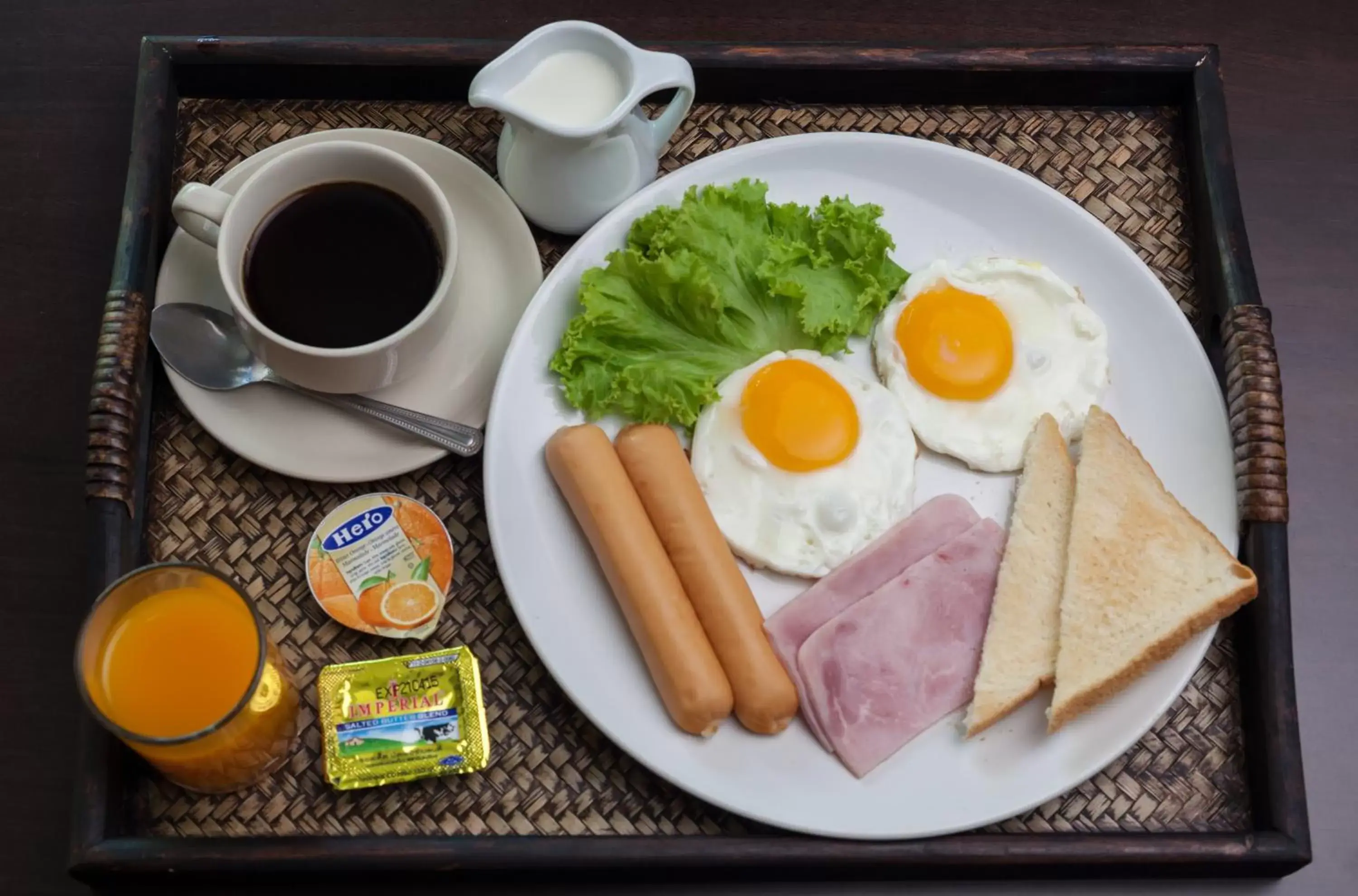 American breakfast, Breakfast in The Right Resort