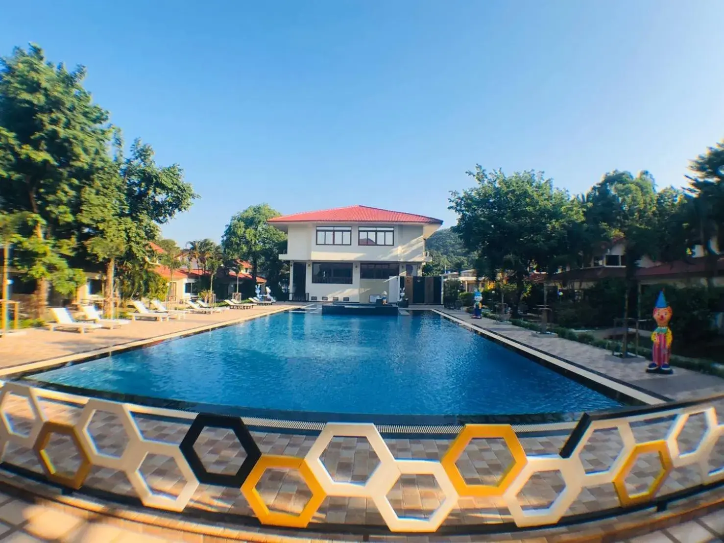 Swimming Pool in New Travel Beach Resort