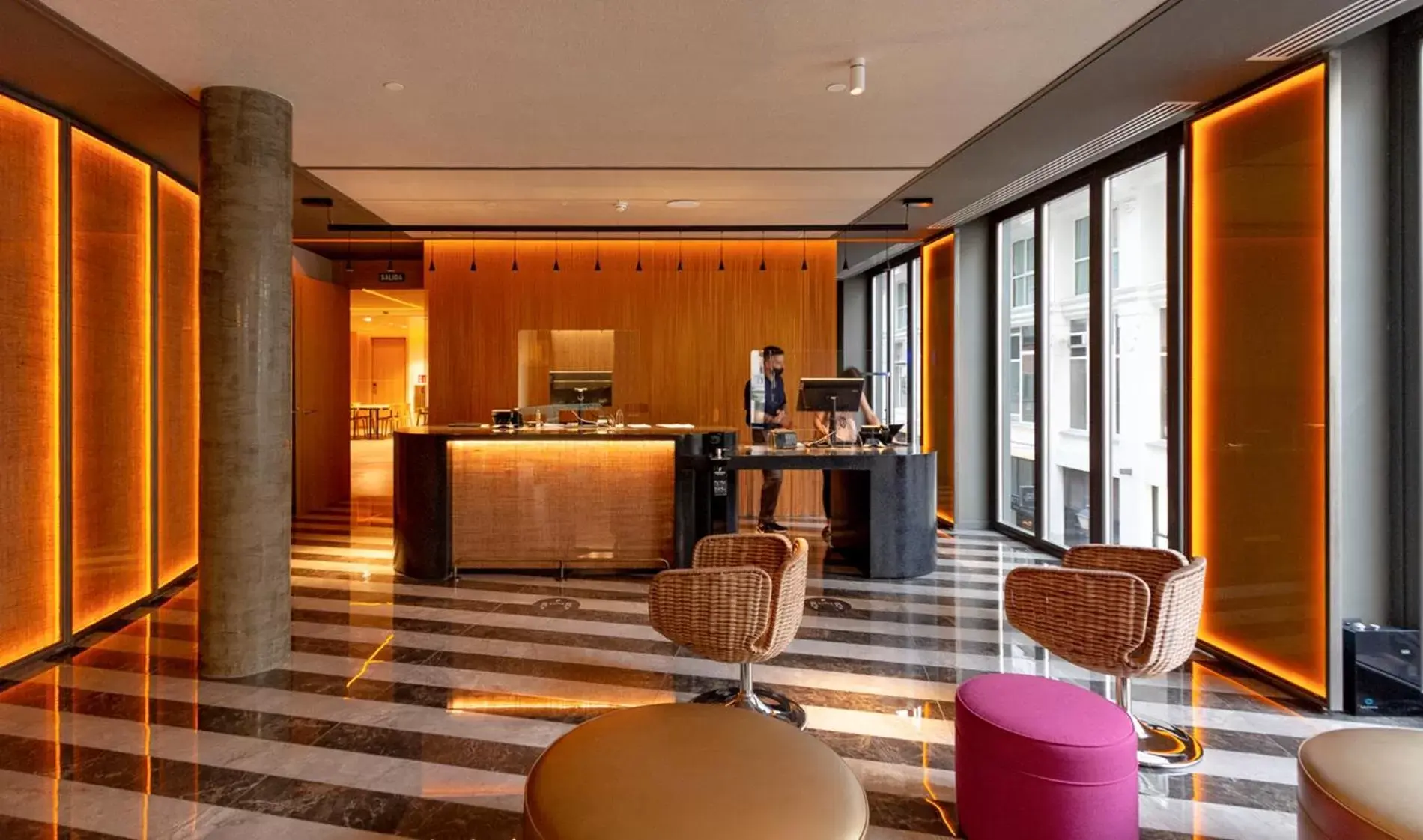 Lobby or reception in Pestana CR7 Gran Vía Madrid Lobby or reception in Pestana CR7 Gran Vía Madrid