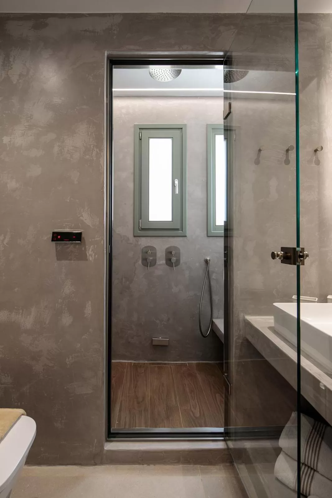 Shower, Bathroom in Makava Suites Naxos