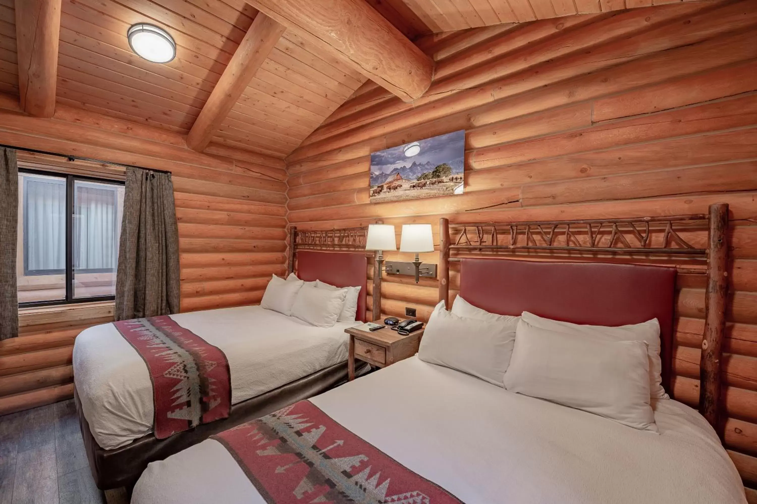 Bed in Cowboy Village Resort