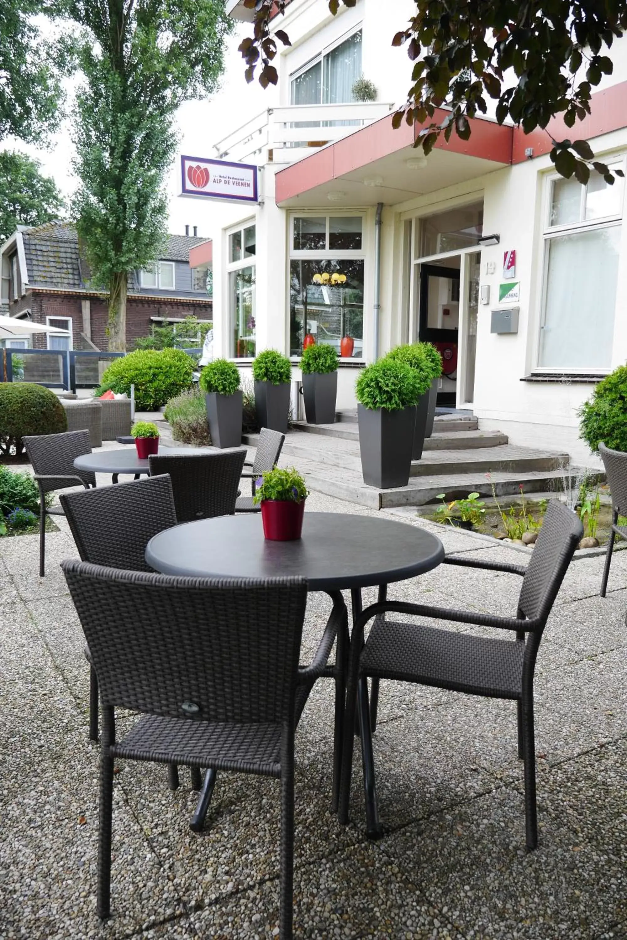 Balcony/Terrace in Alp de Veenen Hotel