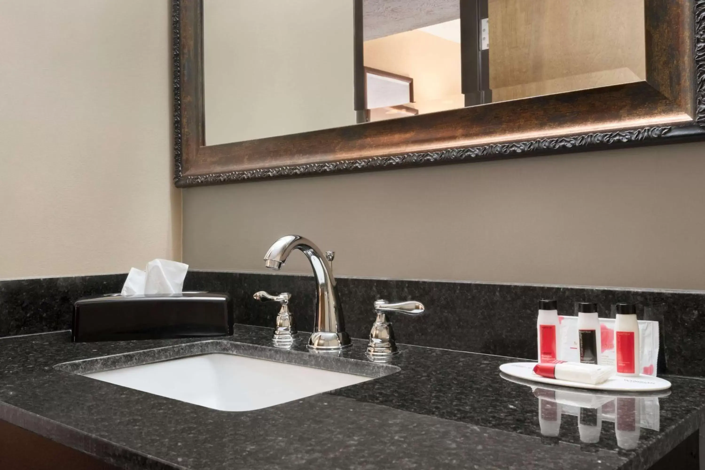 Photo of the whole room, Bathroom in Baymont by Wyndham Belleville Airport Area Free Airport Shuttle