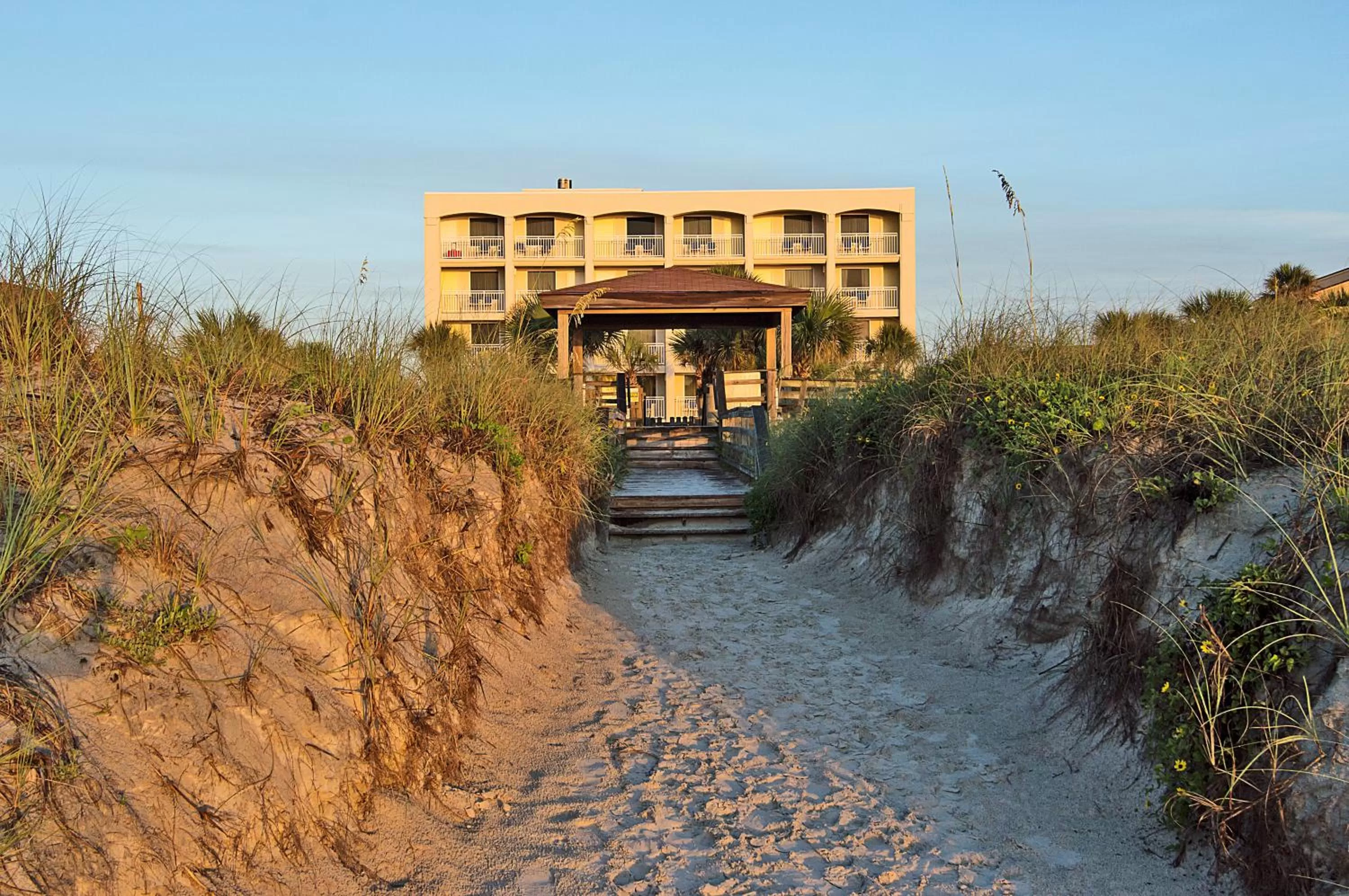 Property building in Guy Harvey Resort on Saint Augustine Beach